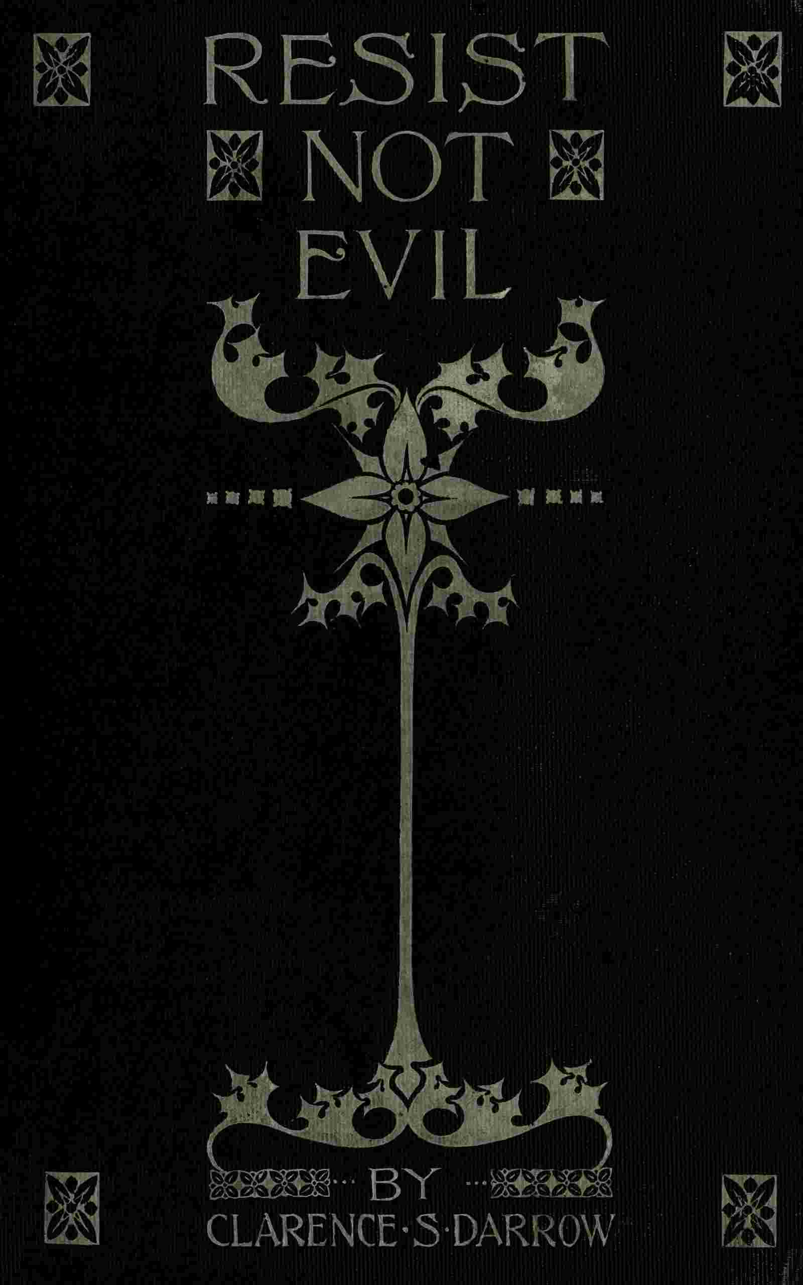 Resist not evil cover
