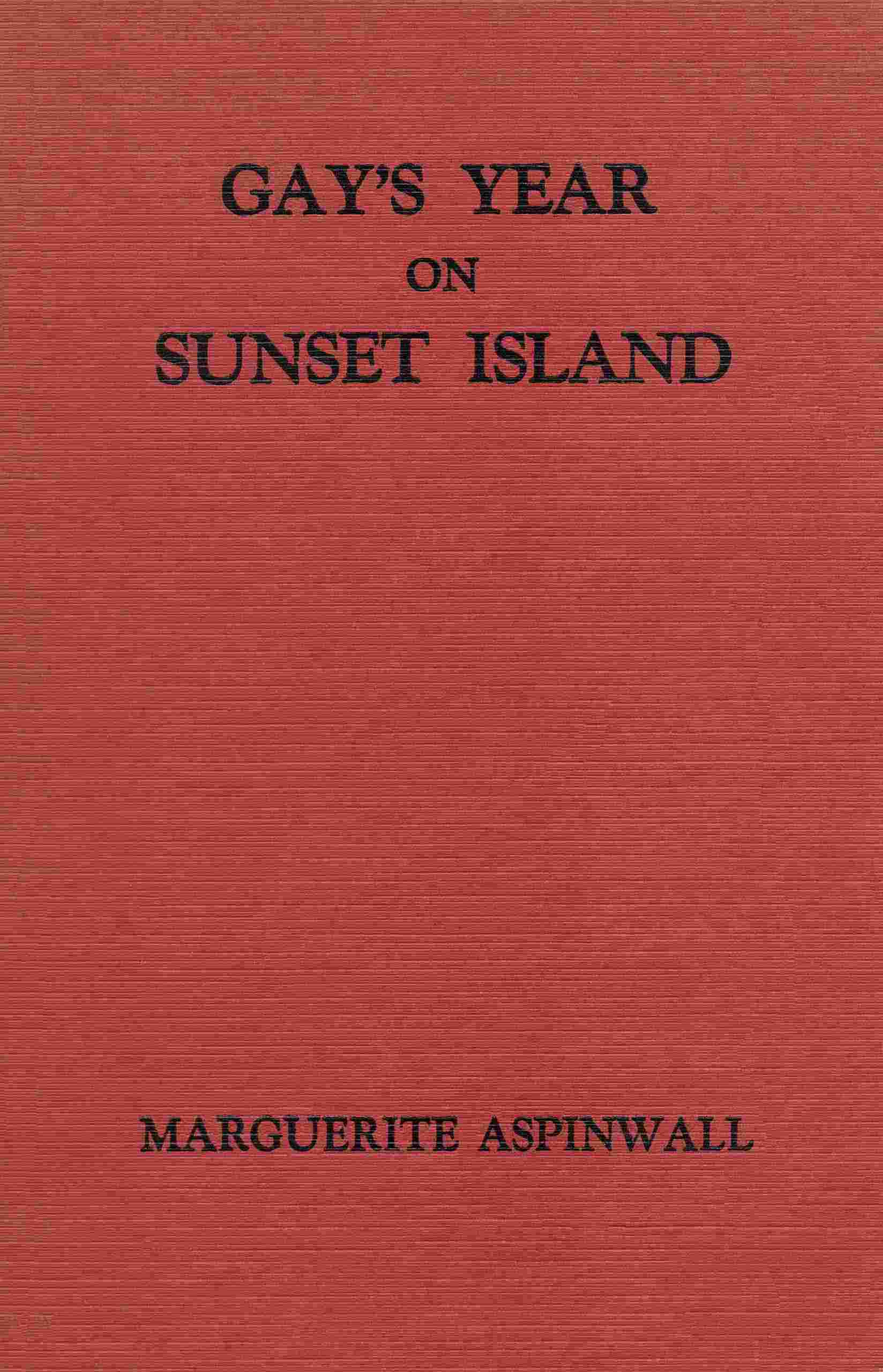 Gay's year on Sunset Island cover