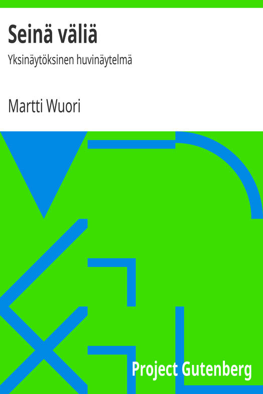 Seinä väliä cover