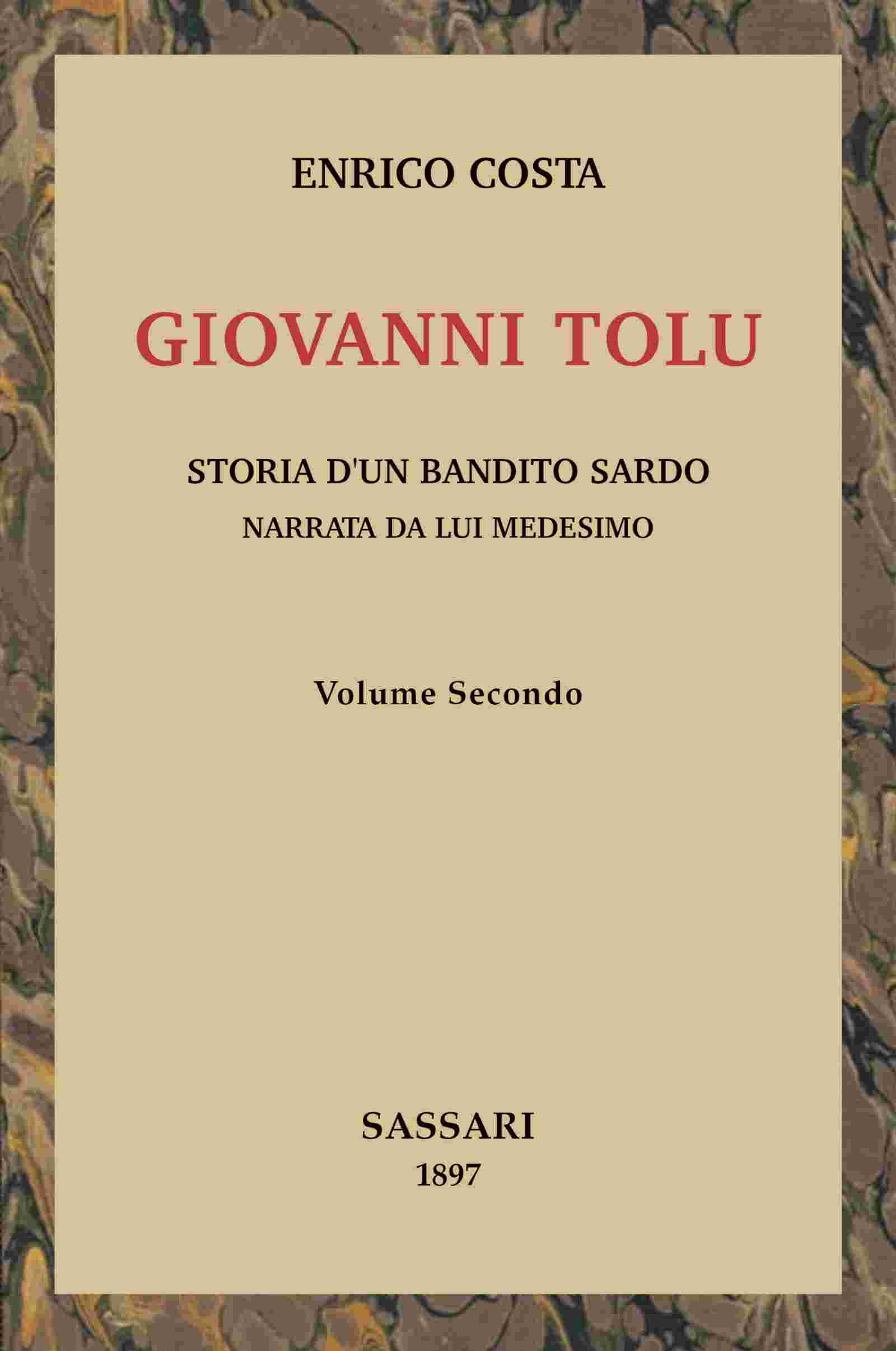 Giovanni Tolu, vol. 2/2 cover
