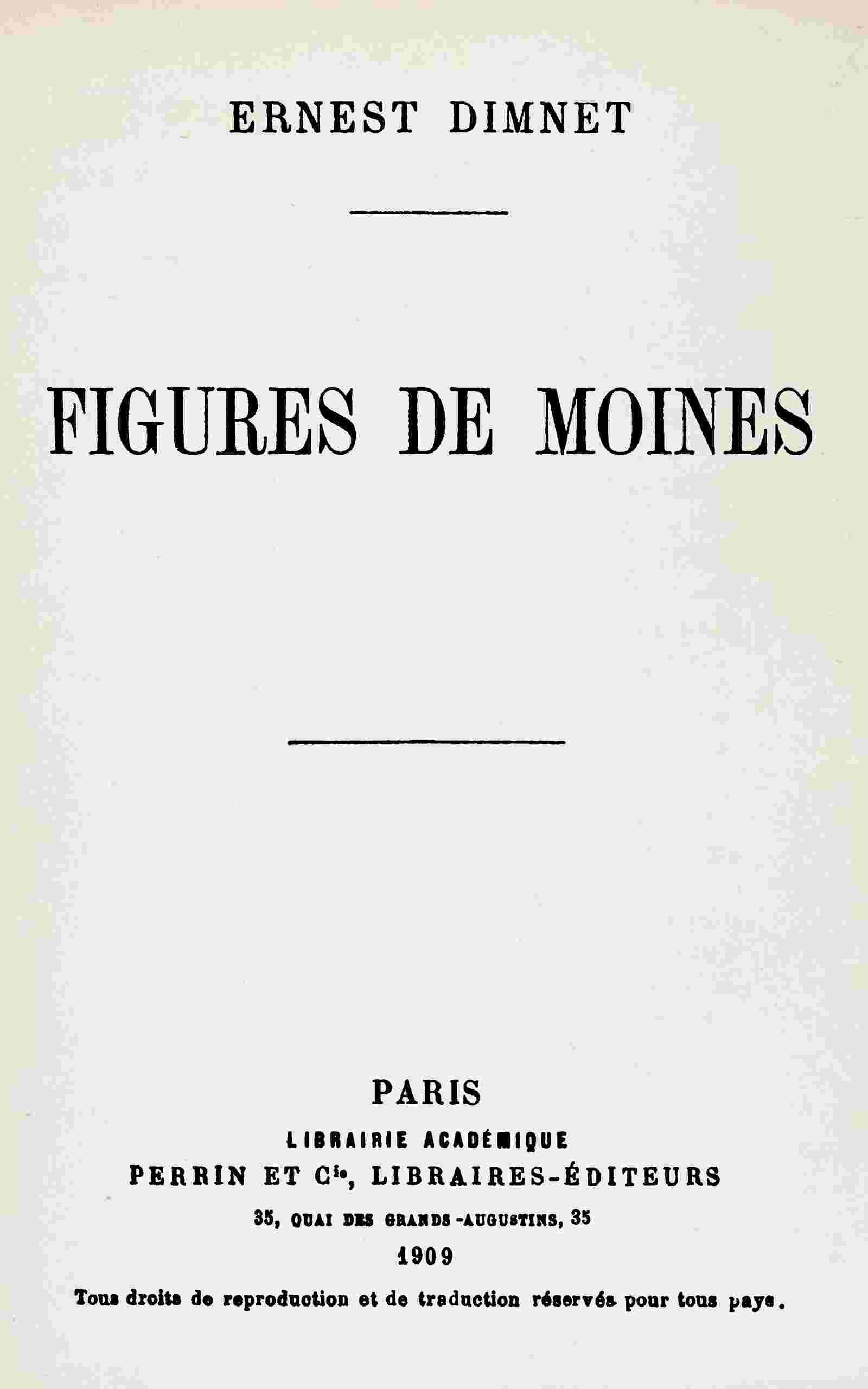Figures de moines cover