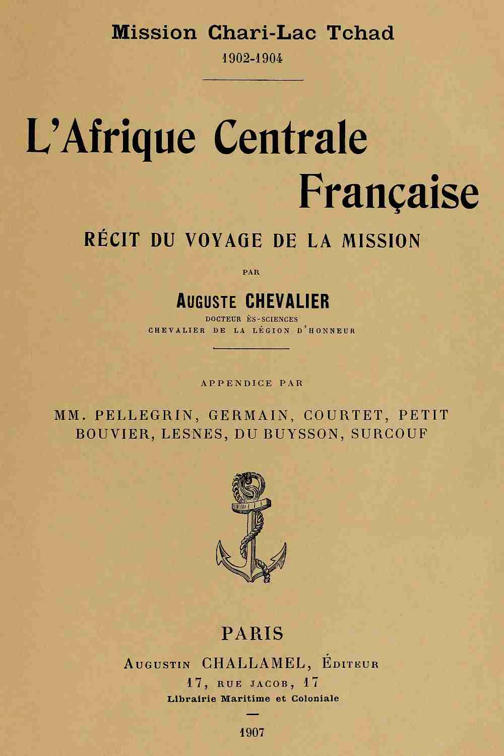 L'Afrique centrale française cover