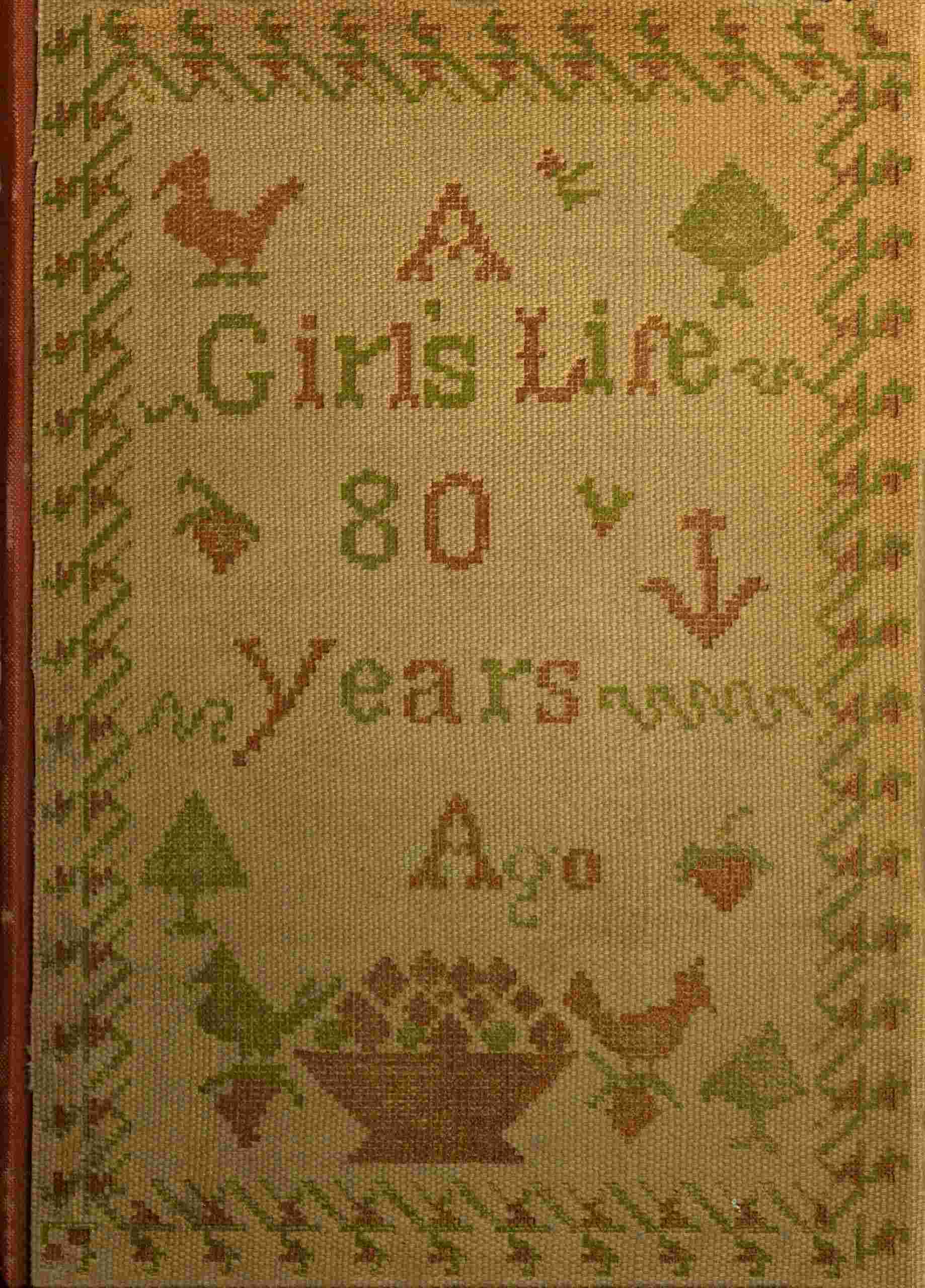 A girl's life eighty years ago cover