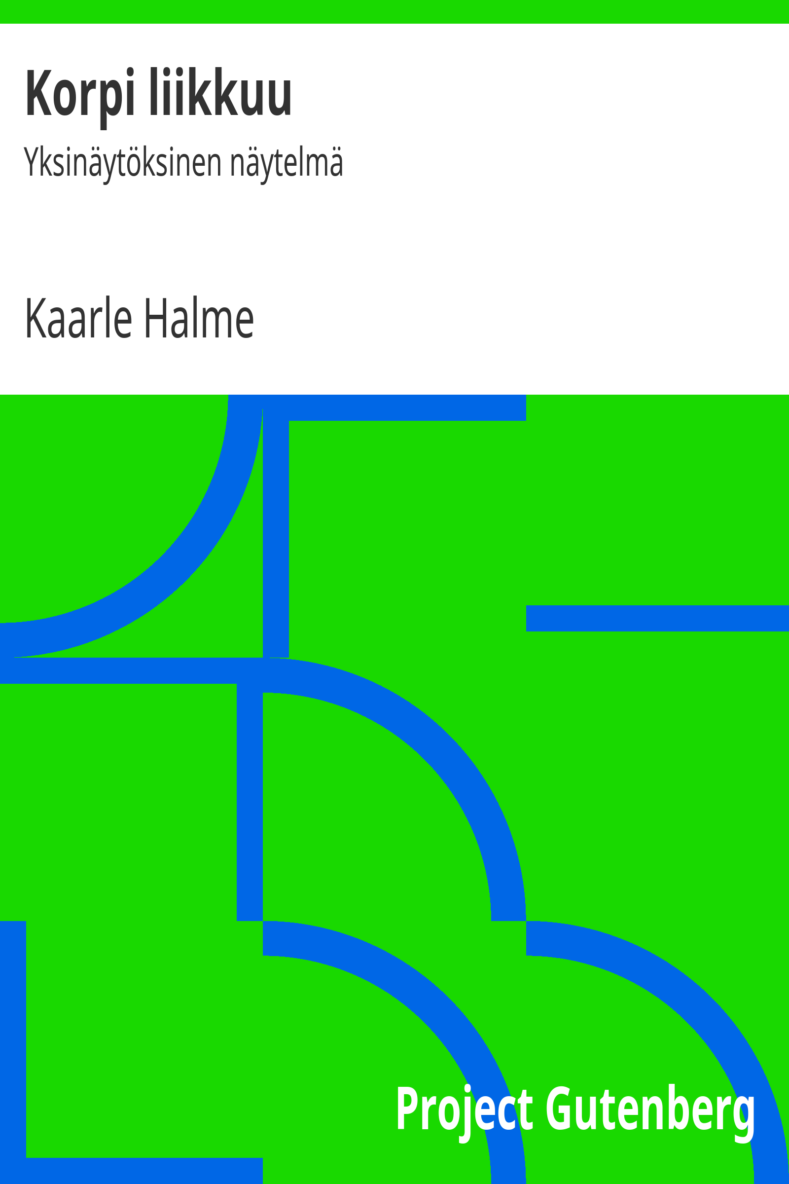 Korpi liikkuu cover
