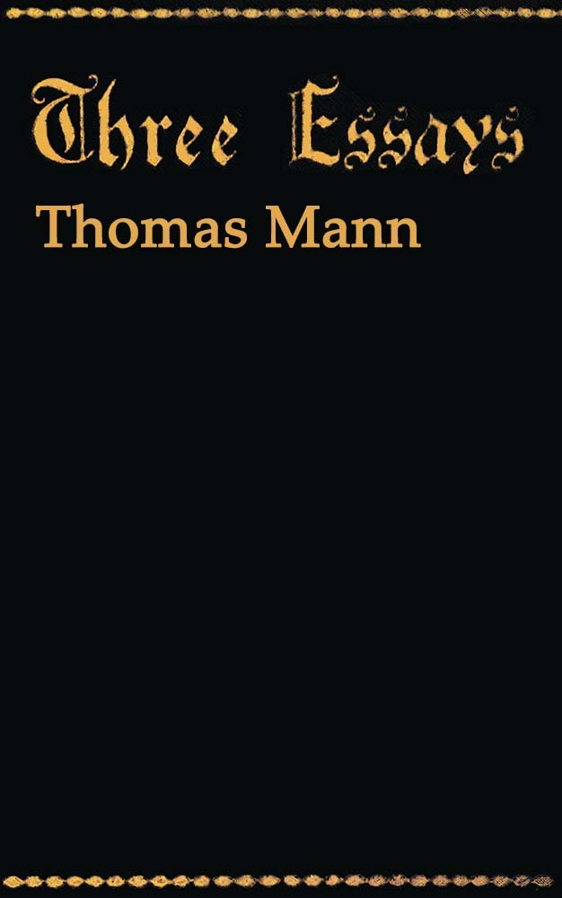 Three essays cover