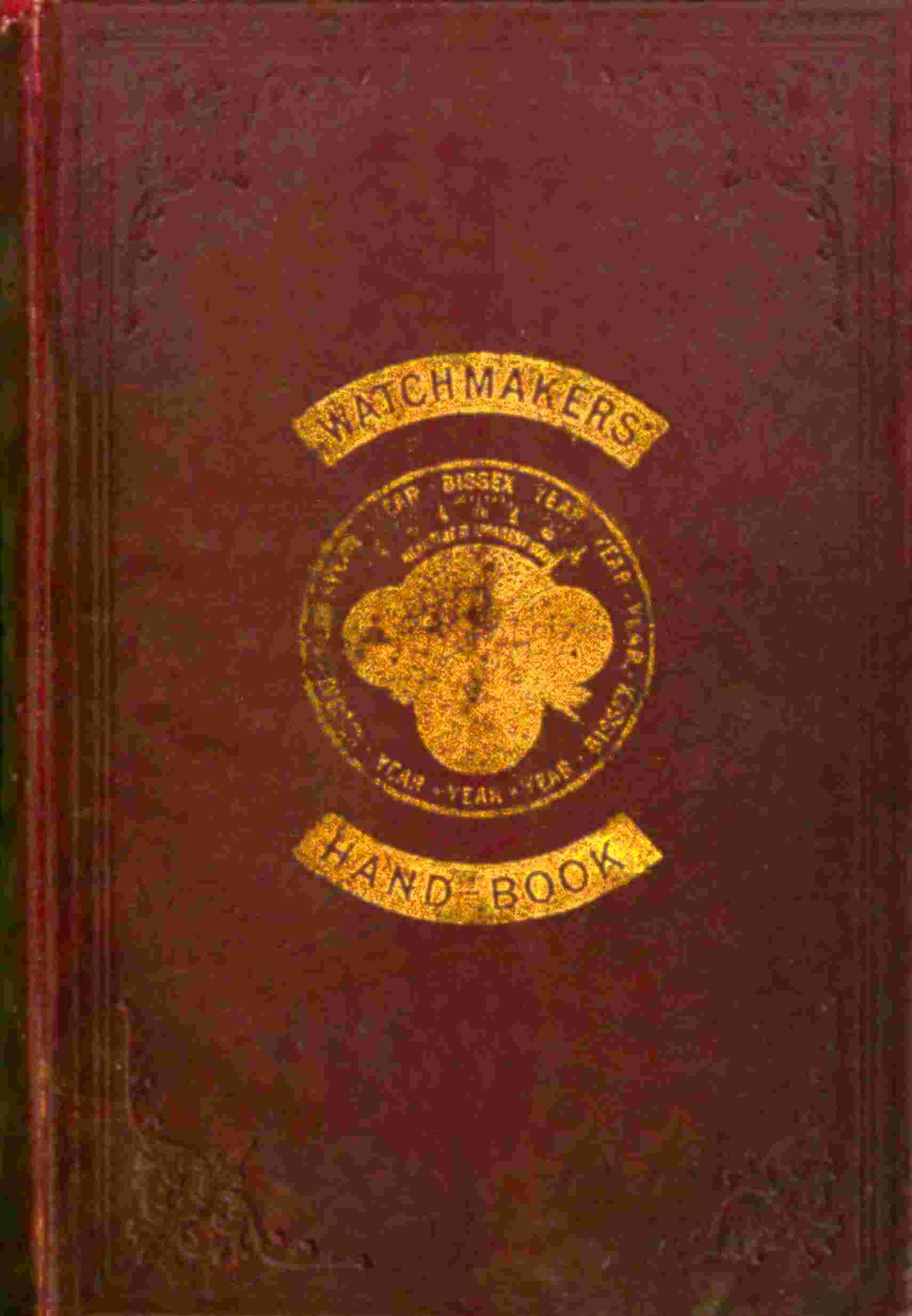 The watchmakers' hand book cover