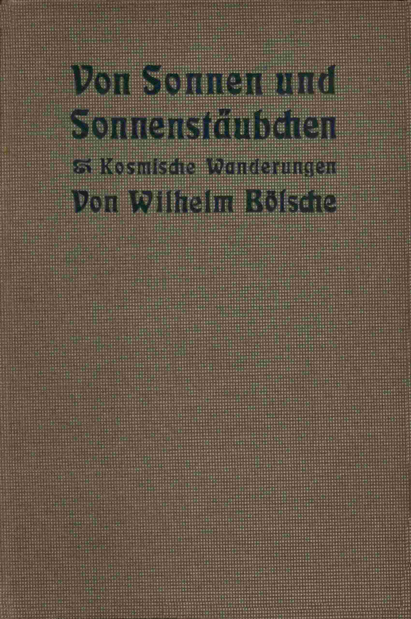 Von Sonnen und Sonnenstäubchen cover