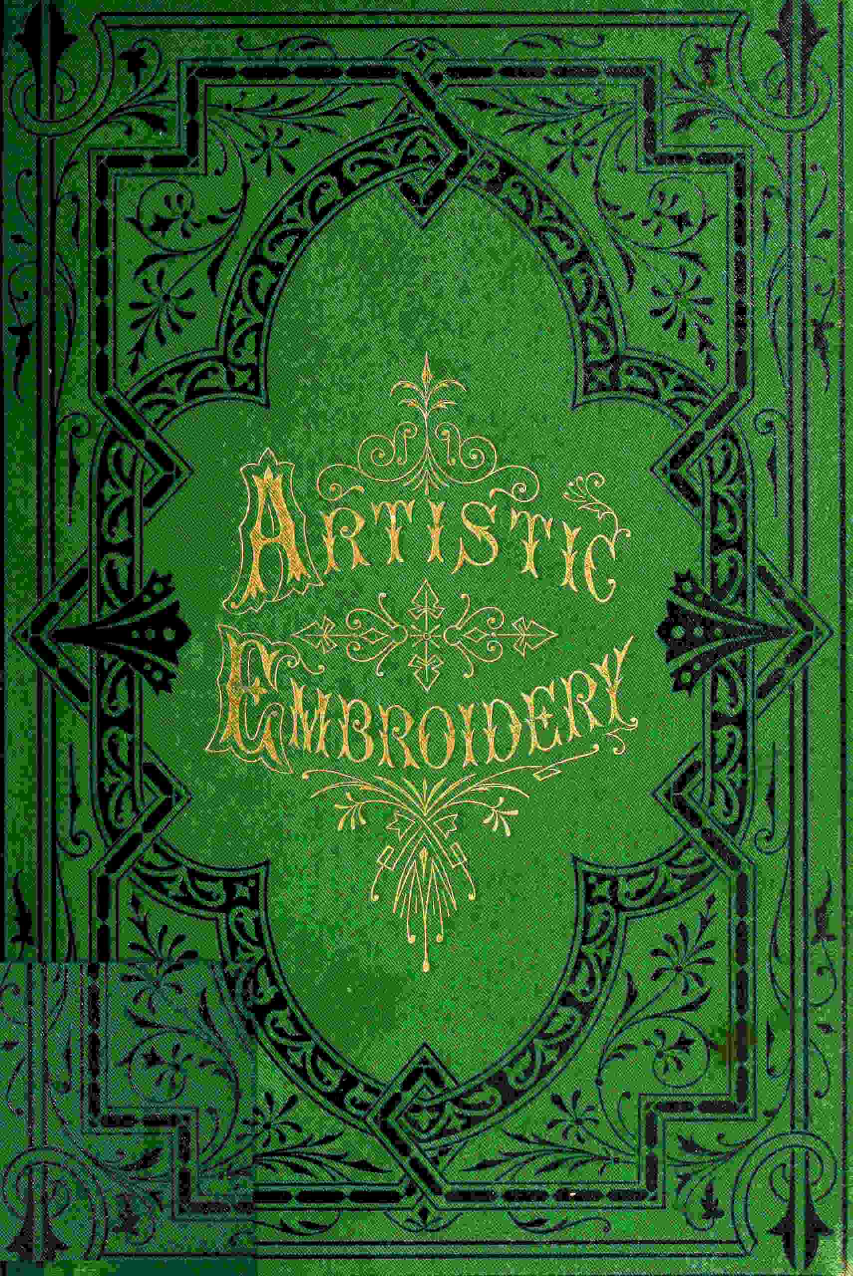 Artistic embroidery cover