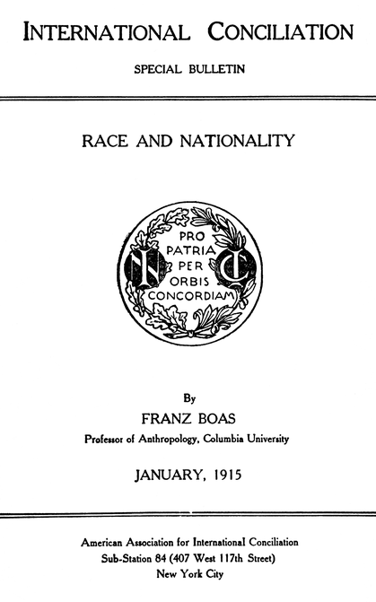 Race and nationality cover