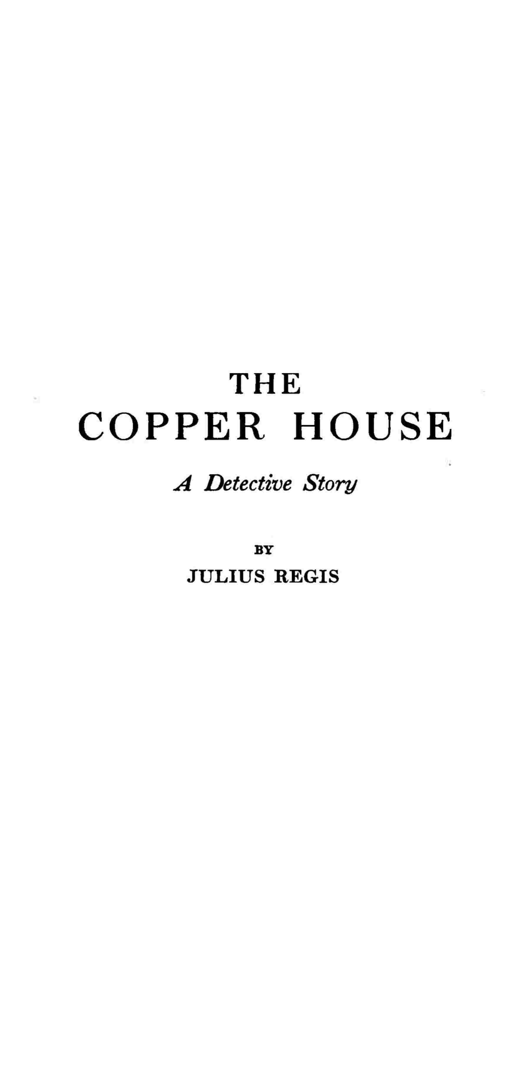 The Copper House cover