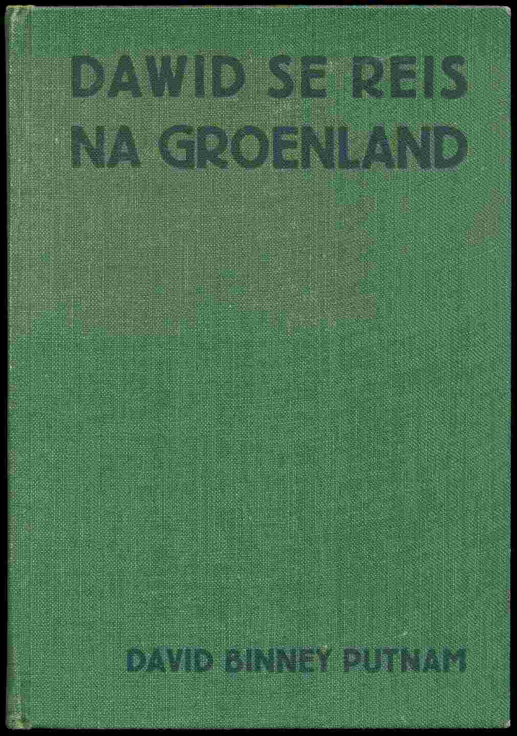 Dawid se reis na Groenland cover