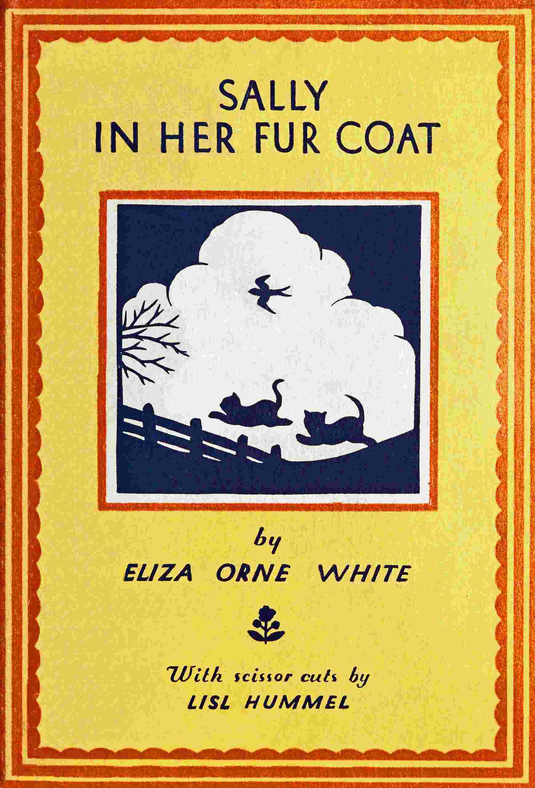 Sally in her fur coat cover