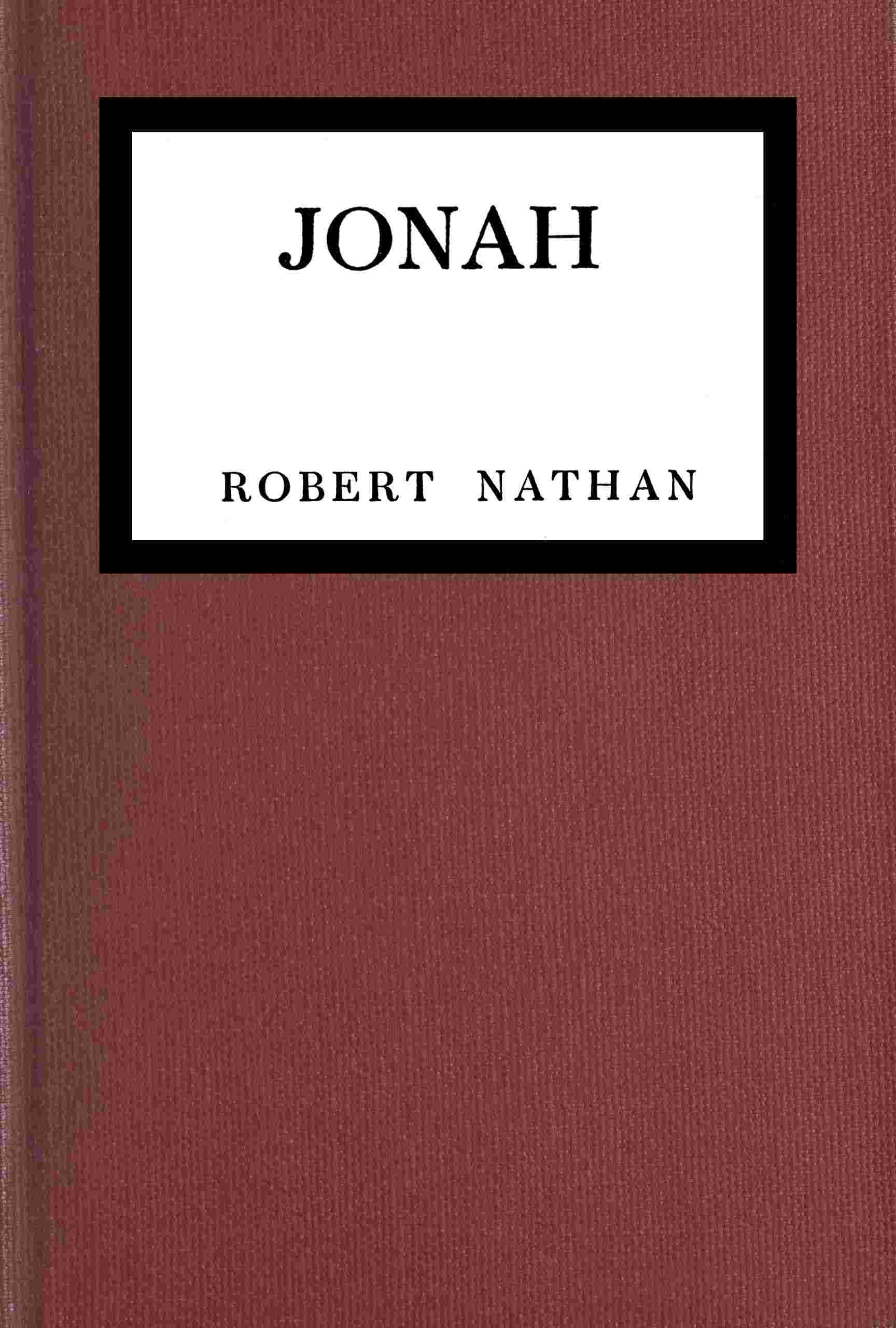 Jonah cover