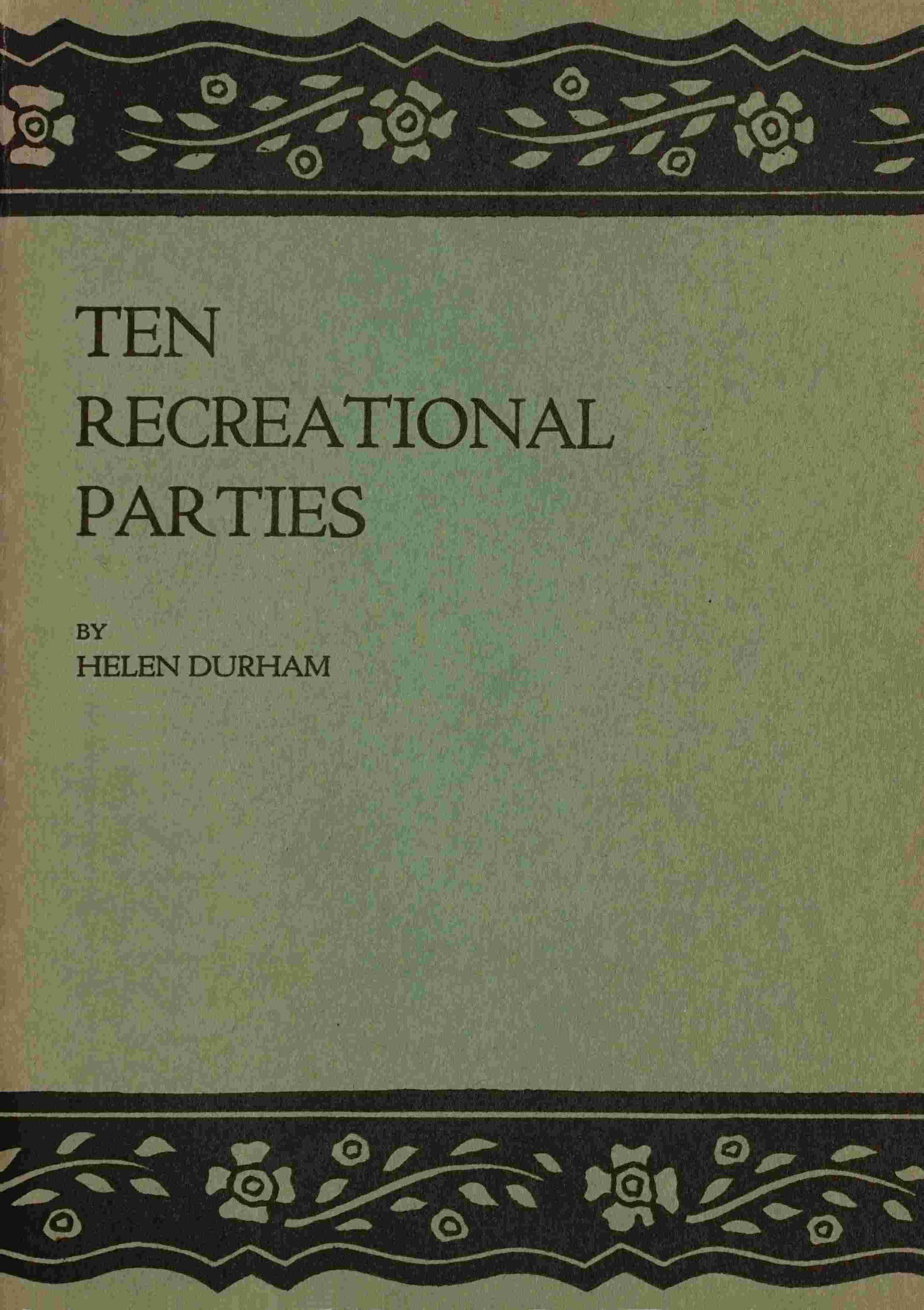 Ten recreational parties cover
