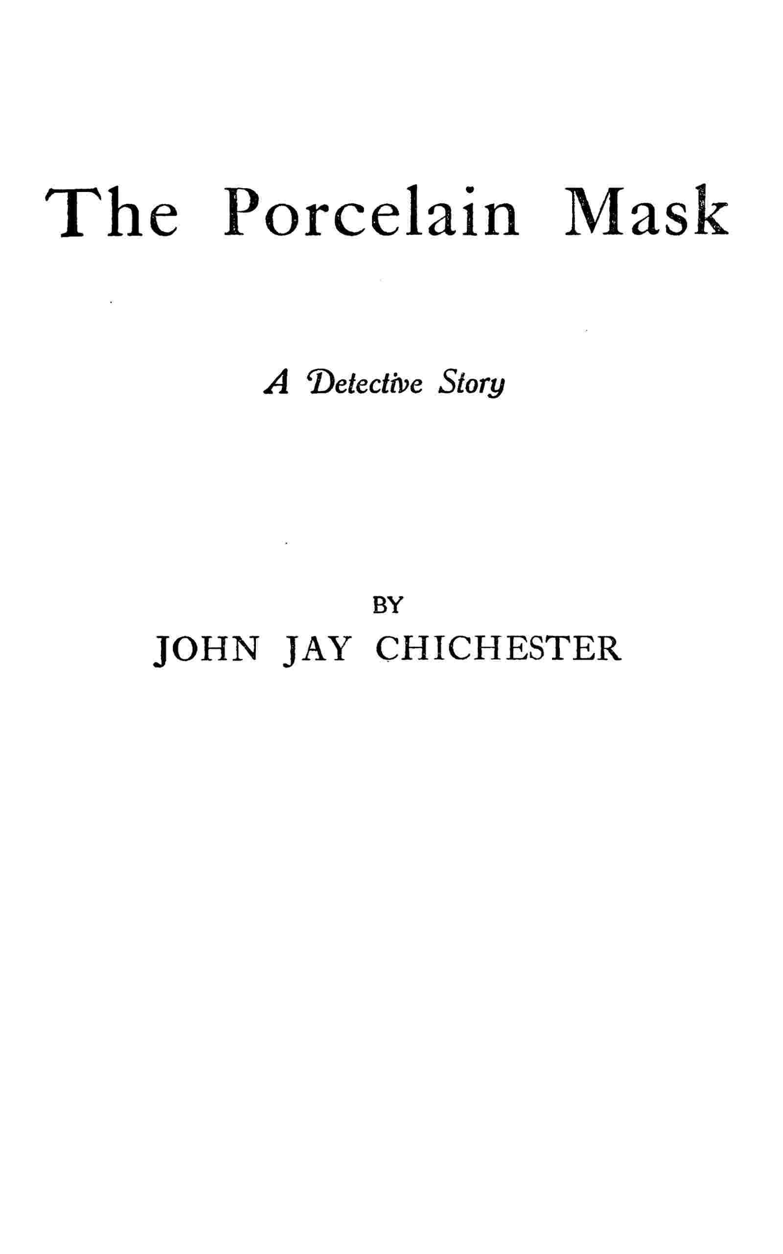 The porcelain mask cover