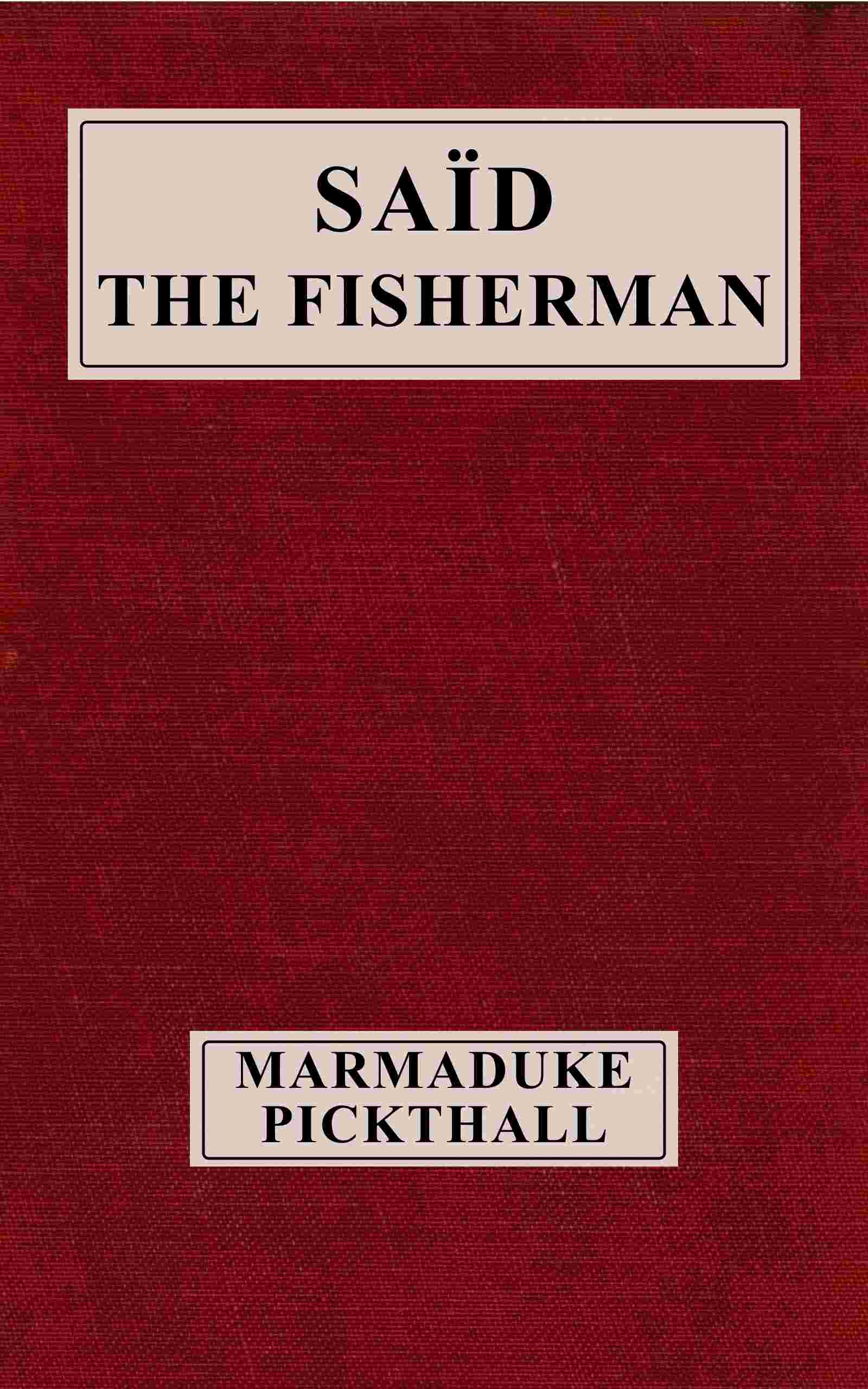 Saïd the fisherman cover