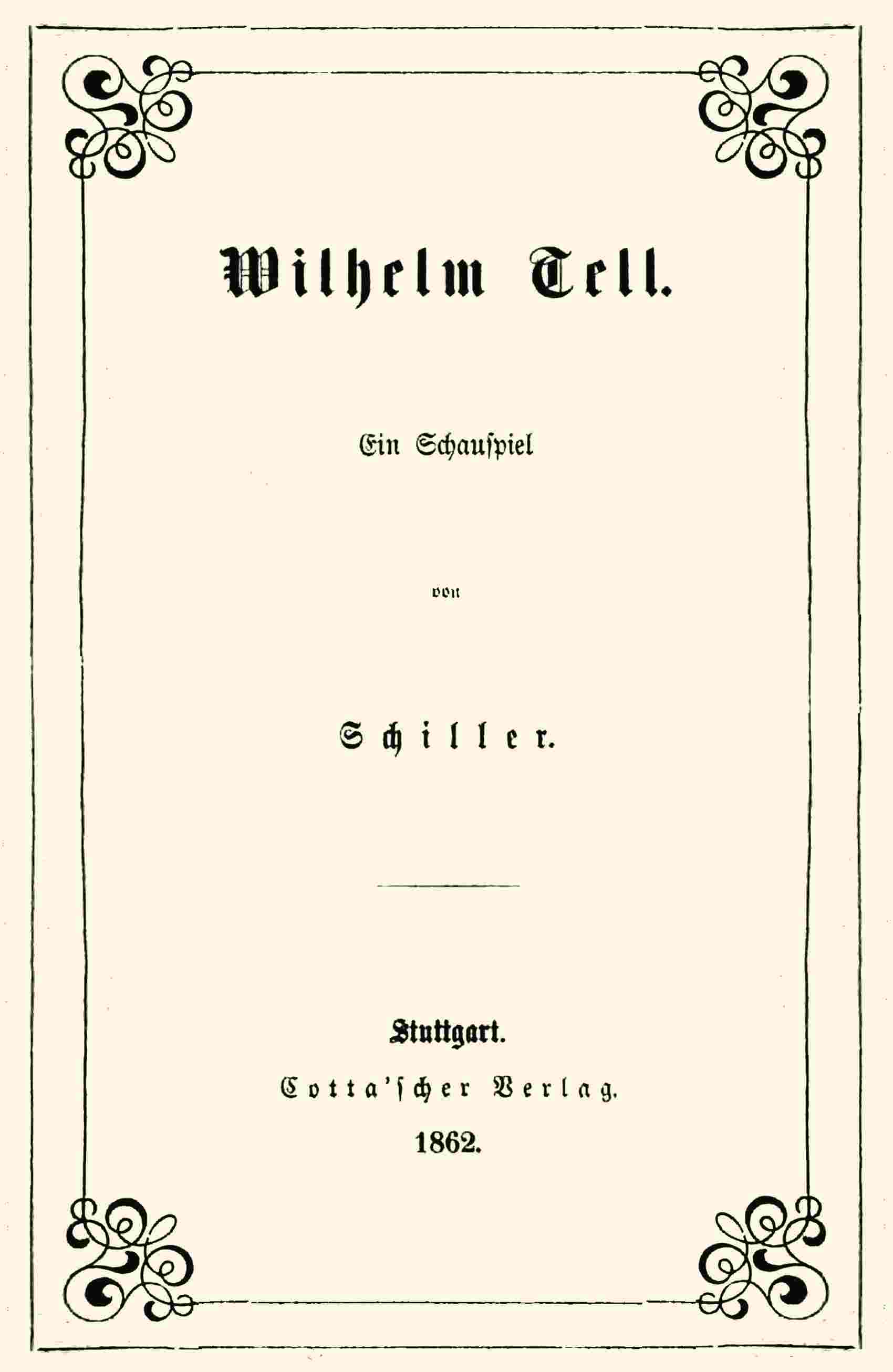 Wilhelm Tell cover