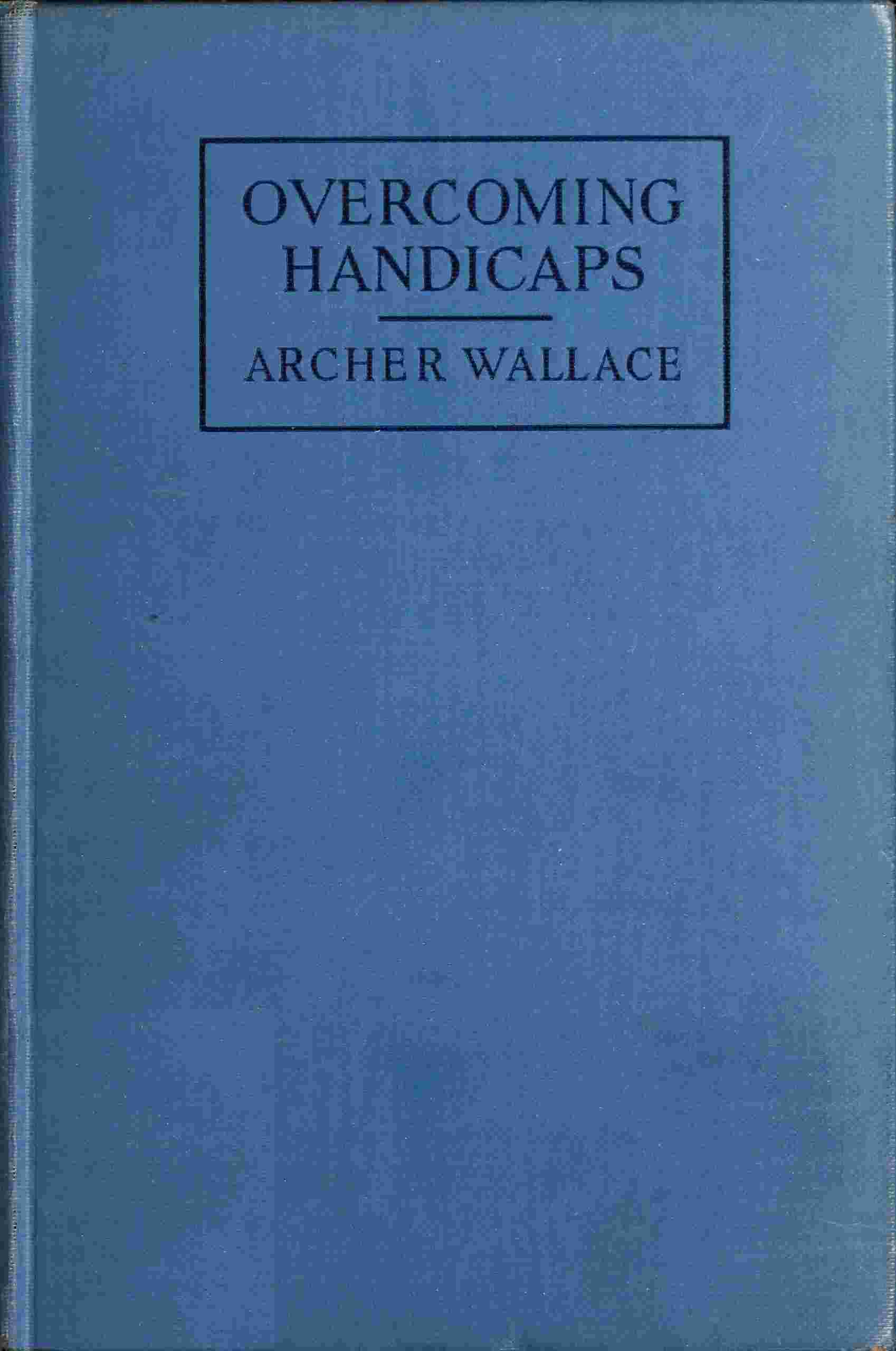 Overcoming handicaps cover