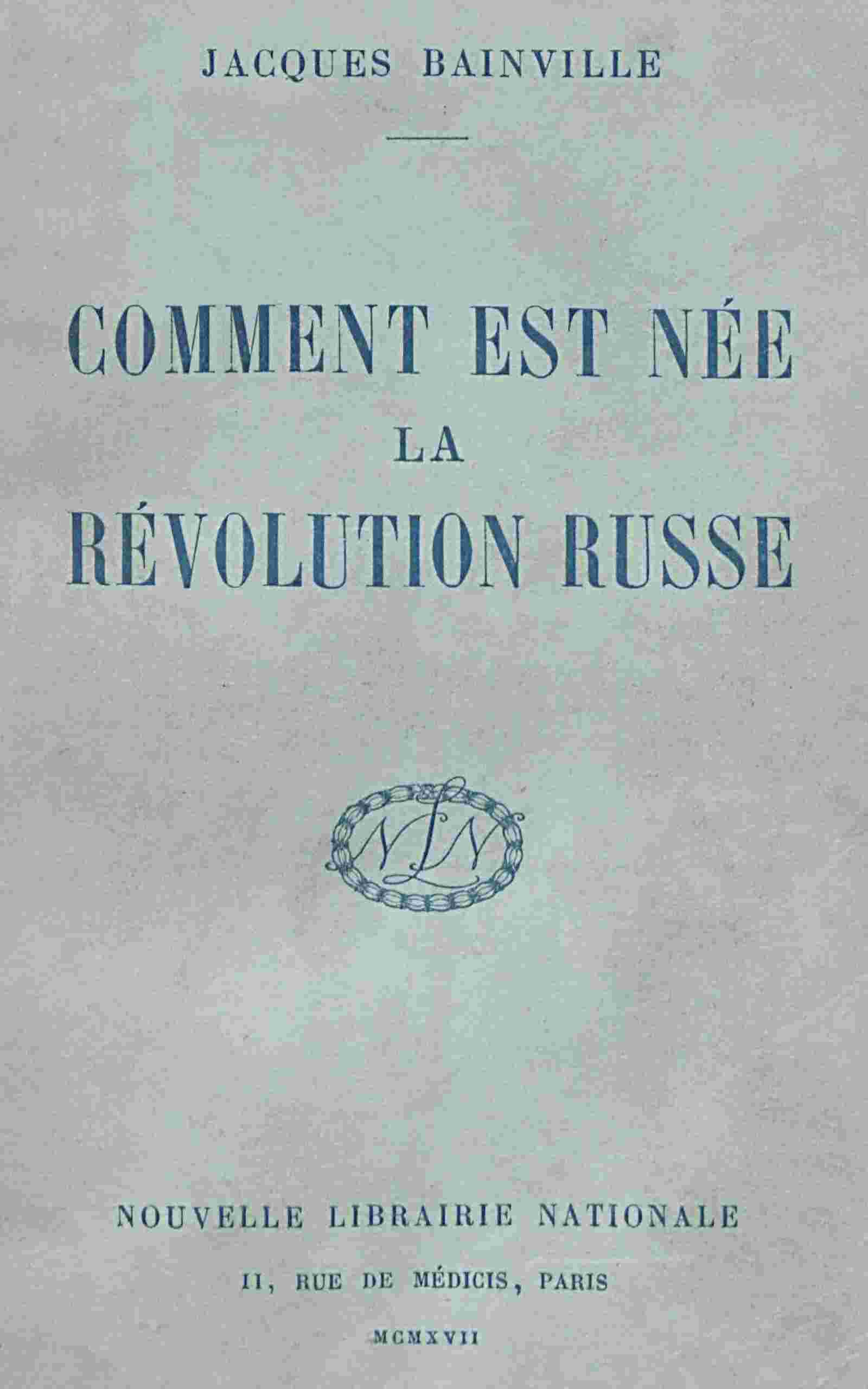 Comment est née la révolution russe cover
