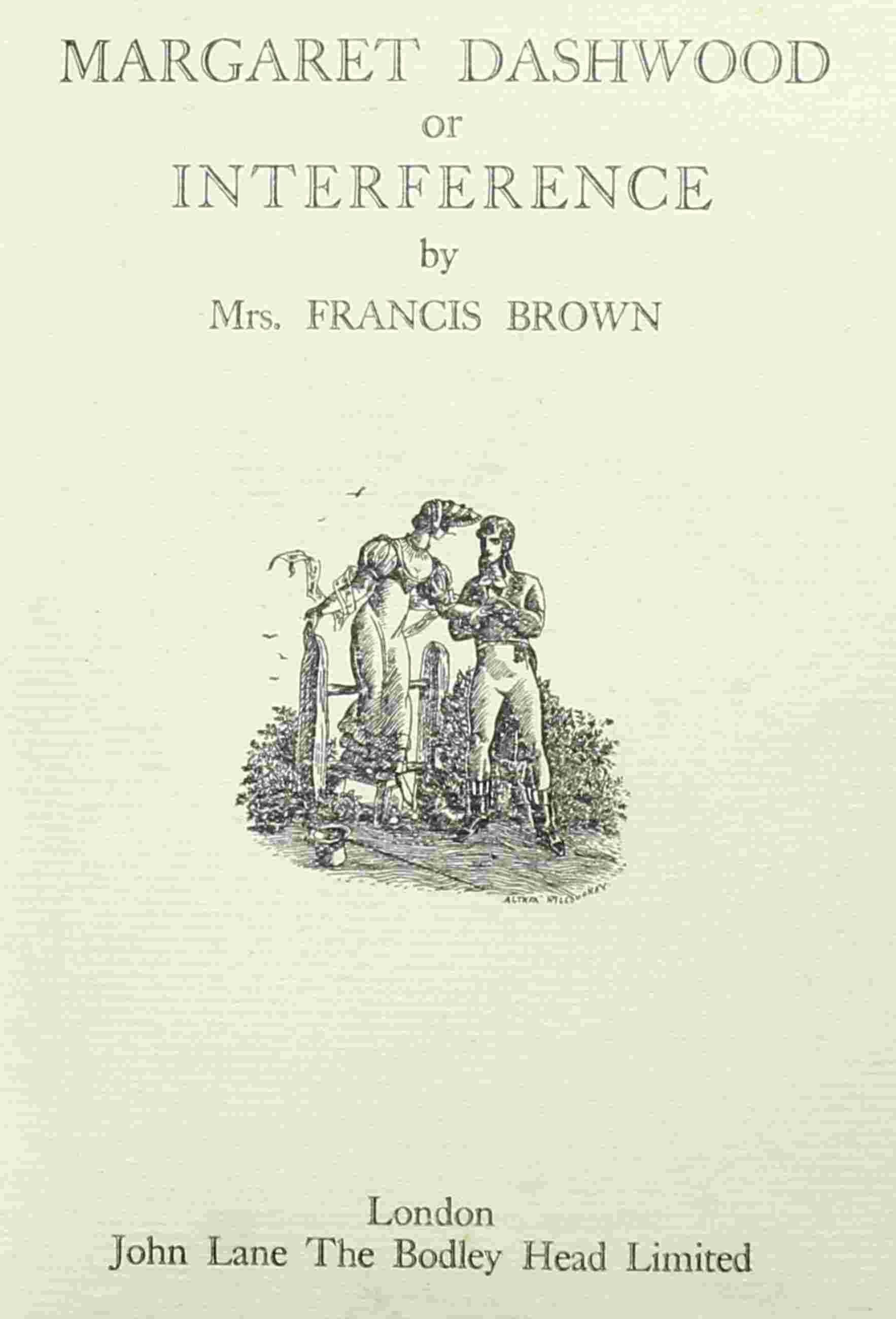 Margaret Dashwood cover