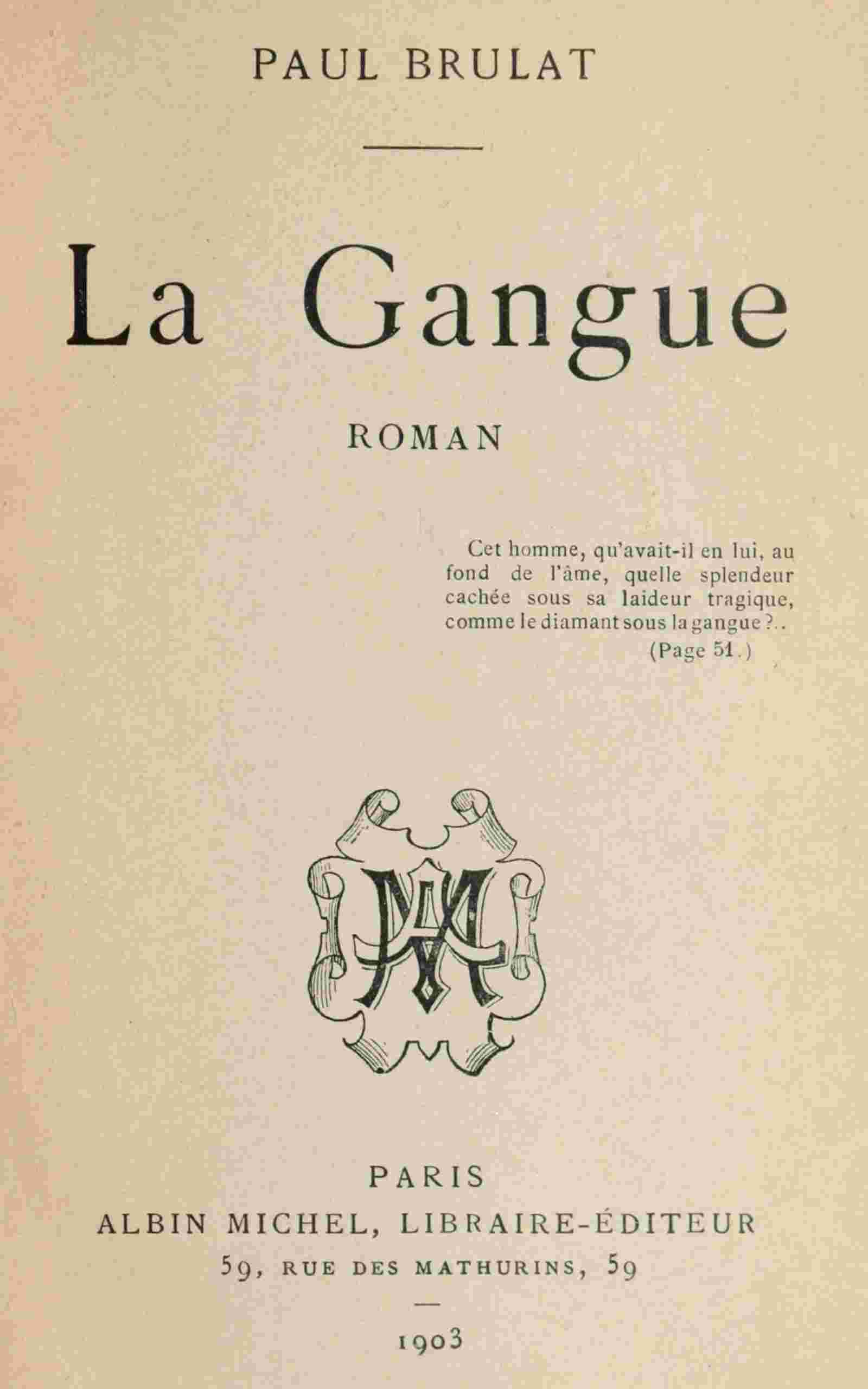 La gangue cover