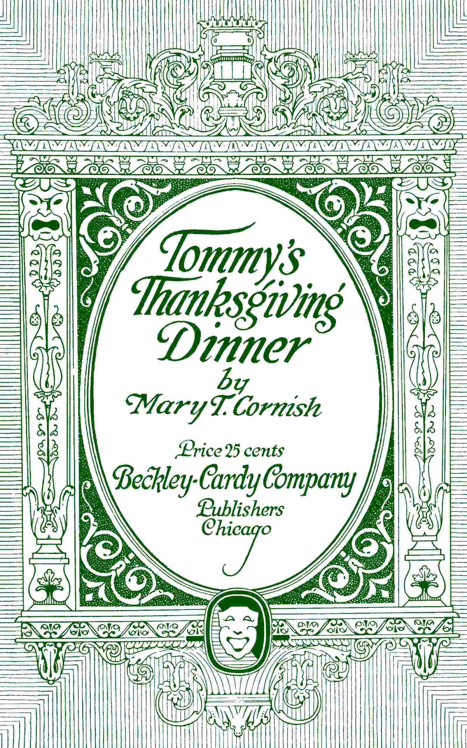 Tommy's Thanksgiving dinner cover
