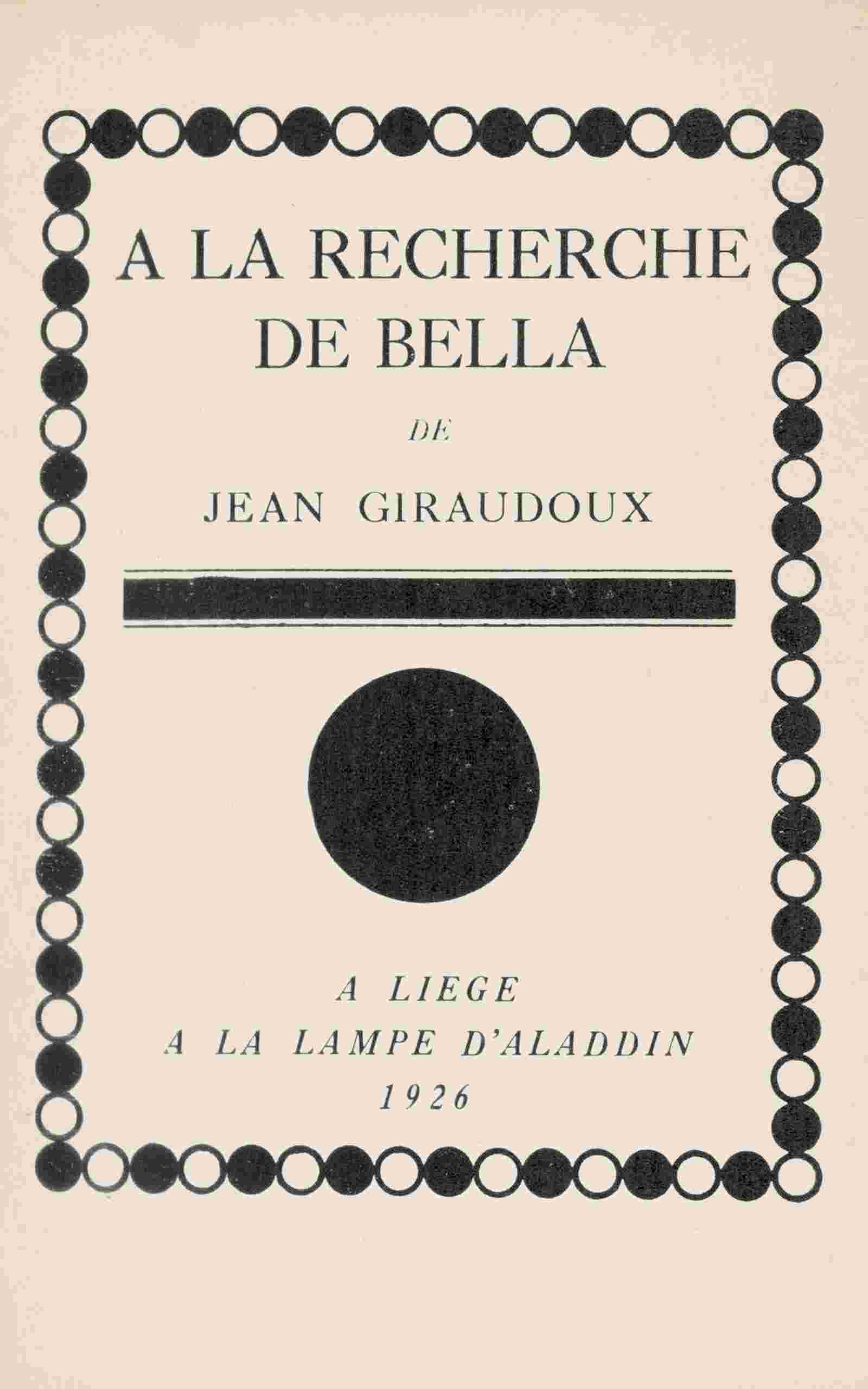 A la recherche de Bella cover
