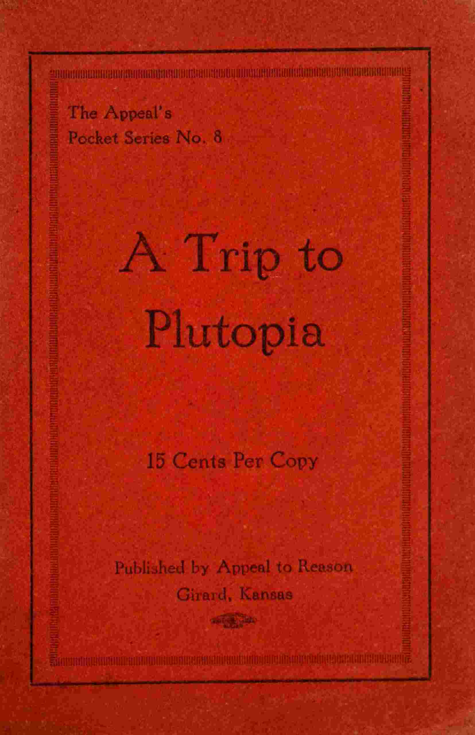 A trip to Plutopia cover