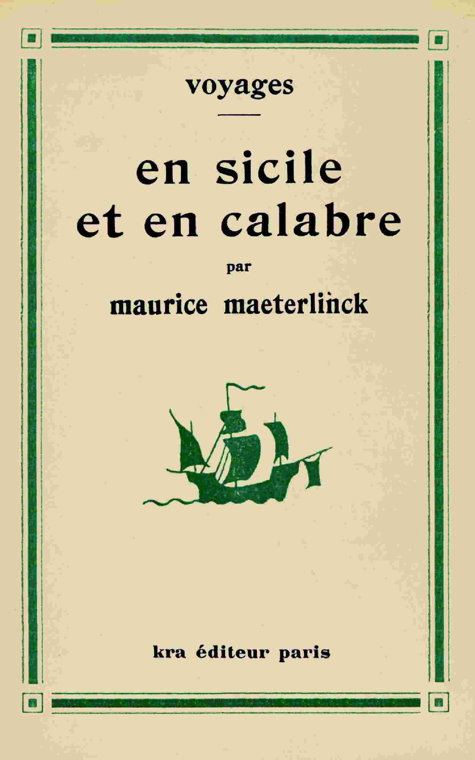 En Sicile et en Calabre cover