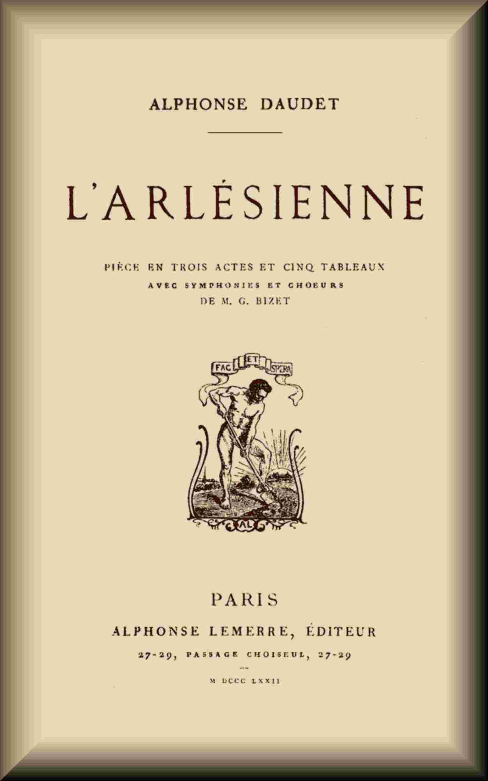 L'Arlésienne cover