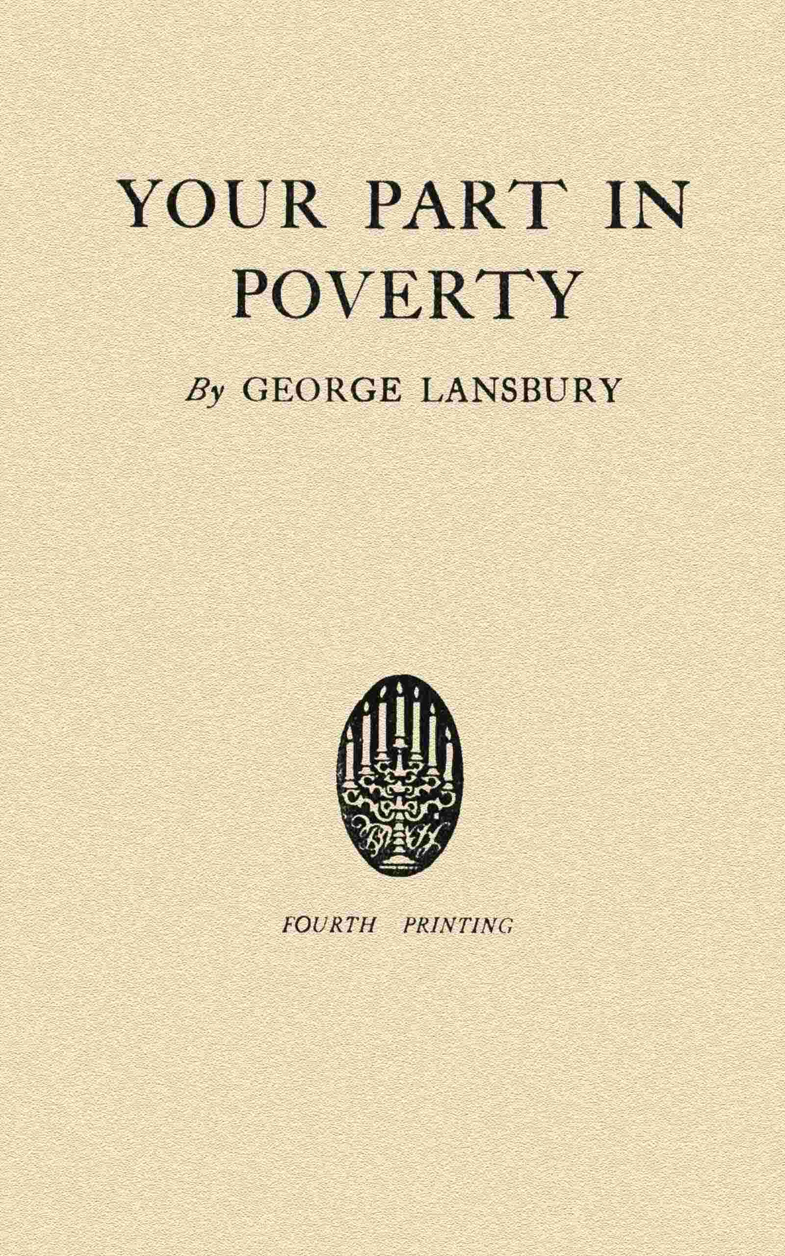 Your part in poverty cover