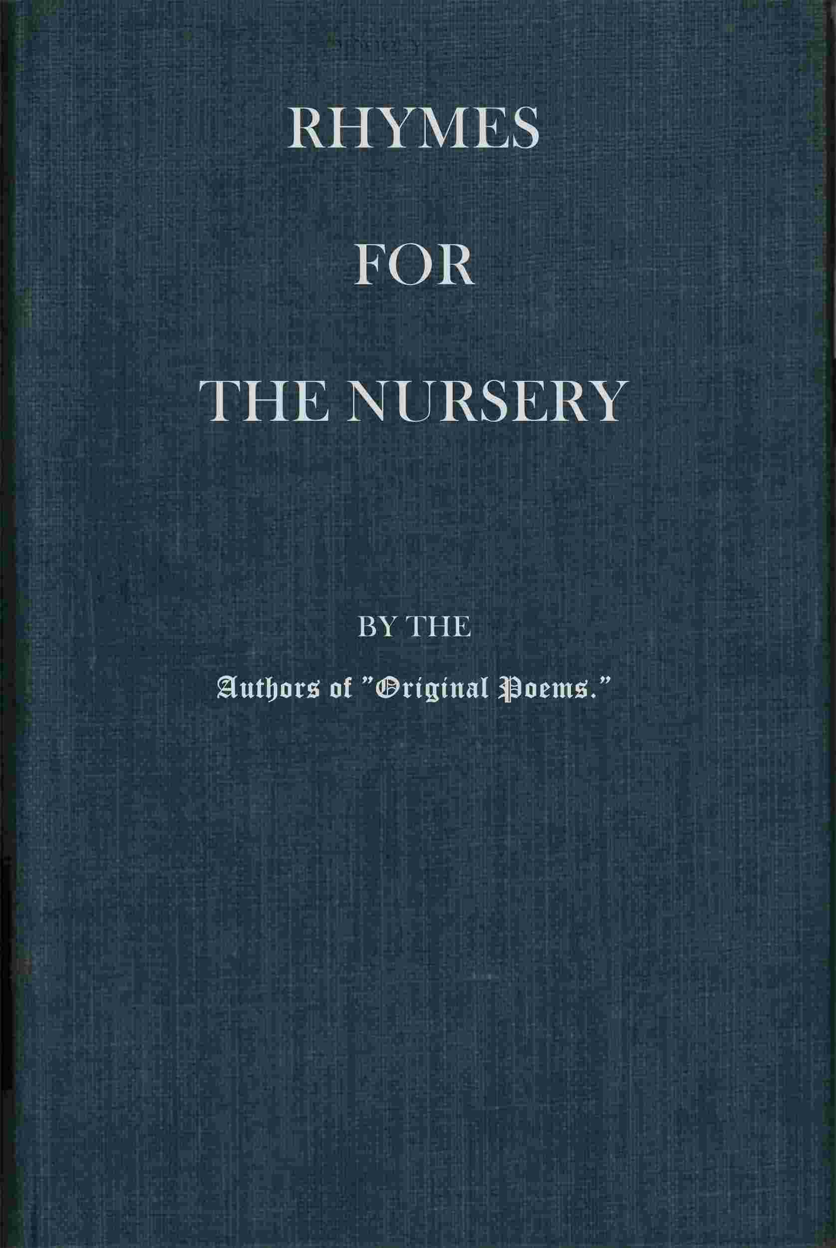 Rhymes for the nursery cover