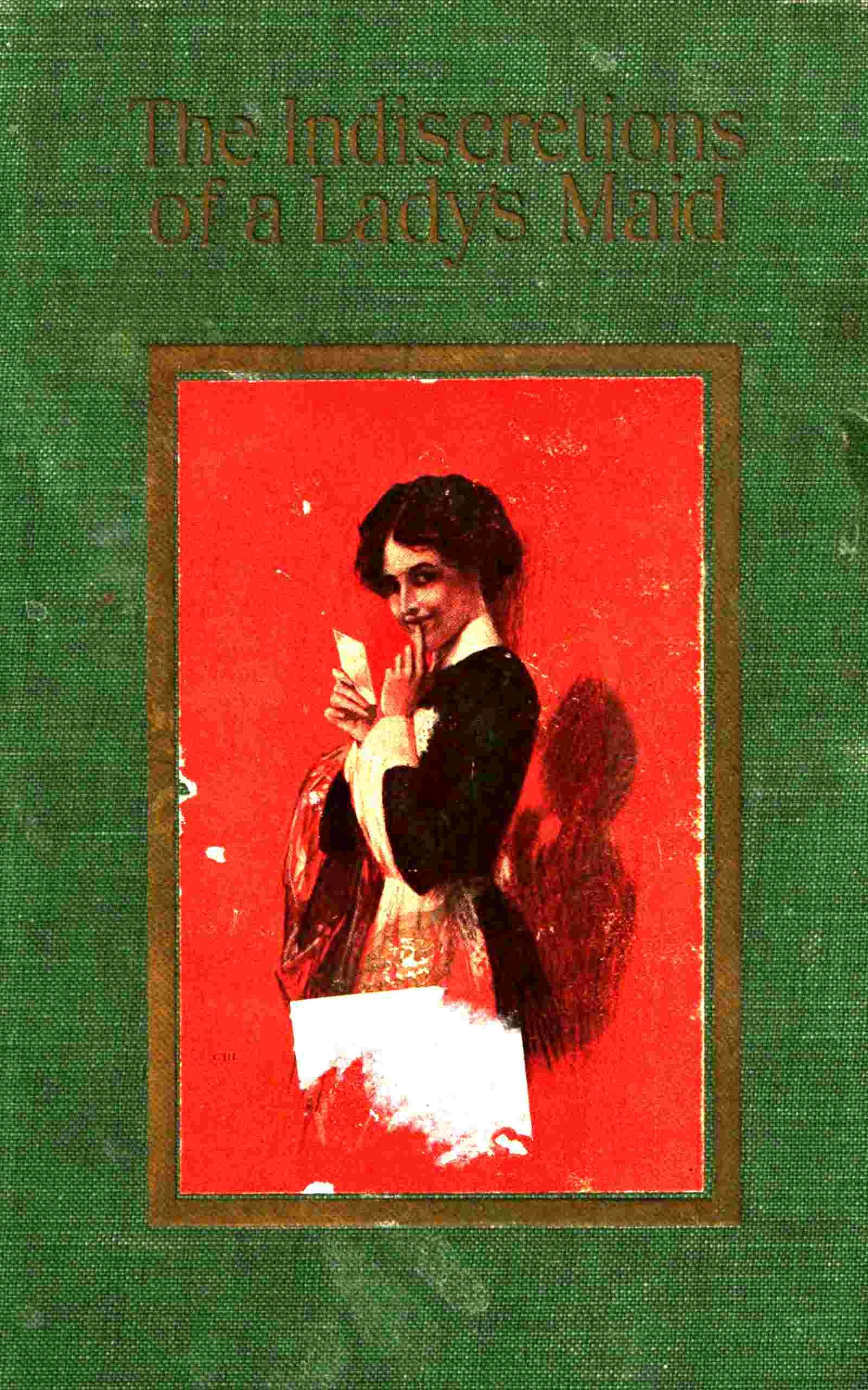The indiscretions of a lady's maid cover