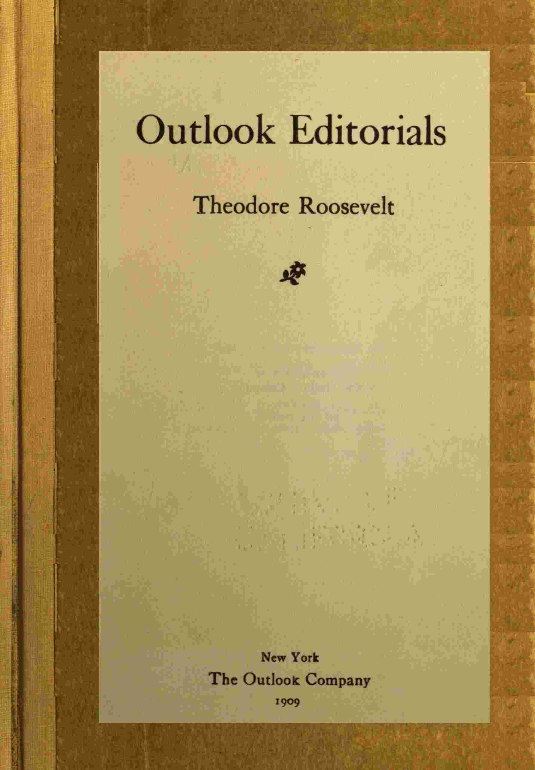 Outlook editorials cover
