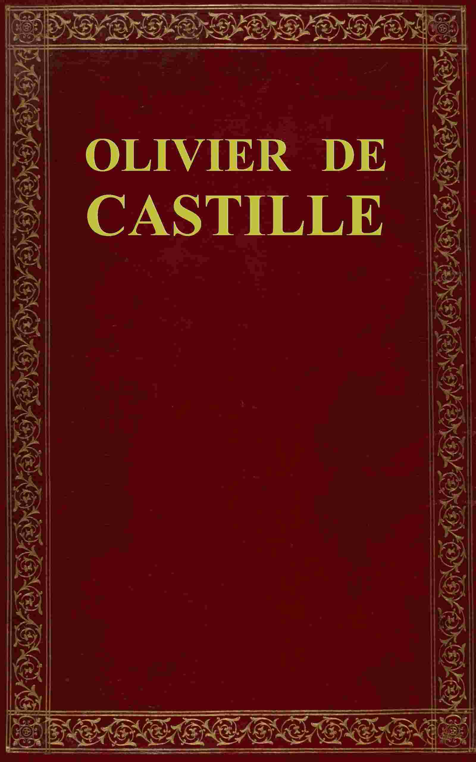 Le livre de Olivier de Castille et de Artus d'Algarbe cover