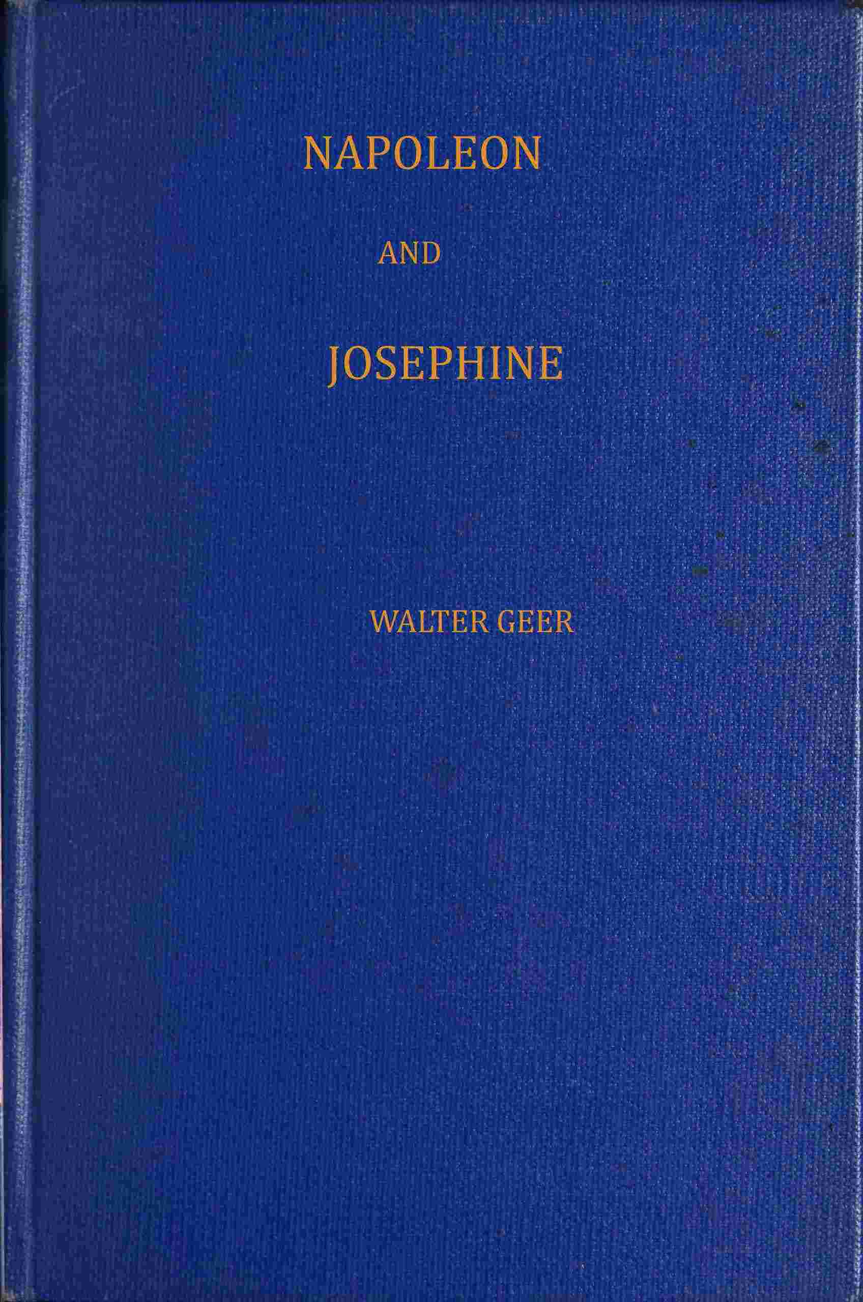 Napoleon and Josephine cover