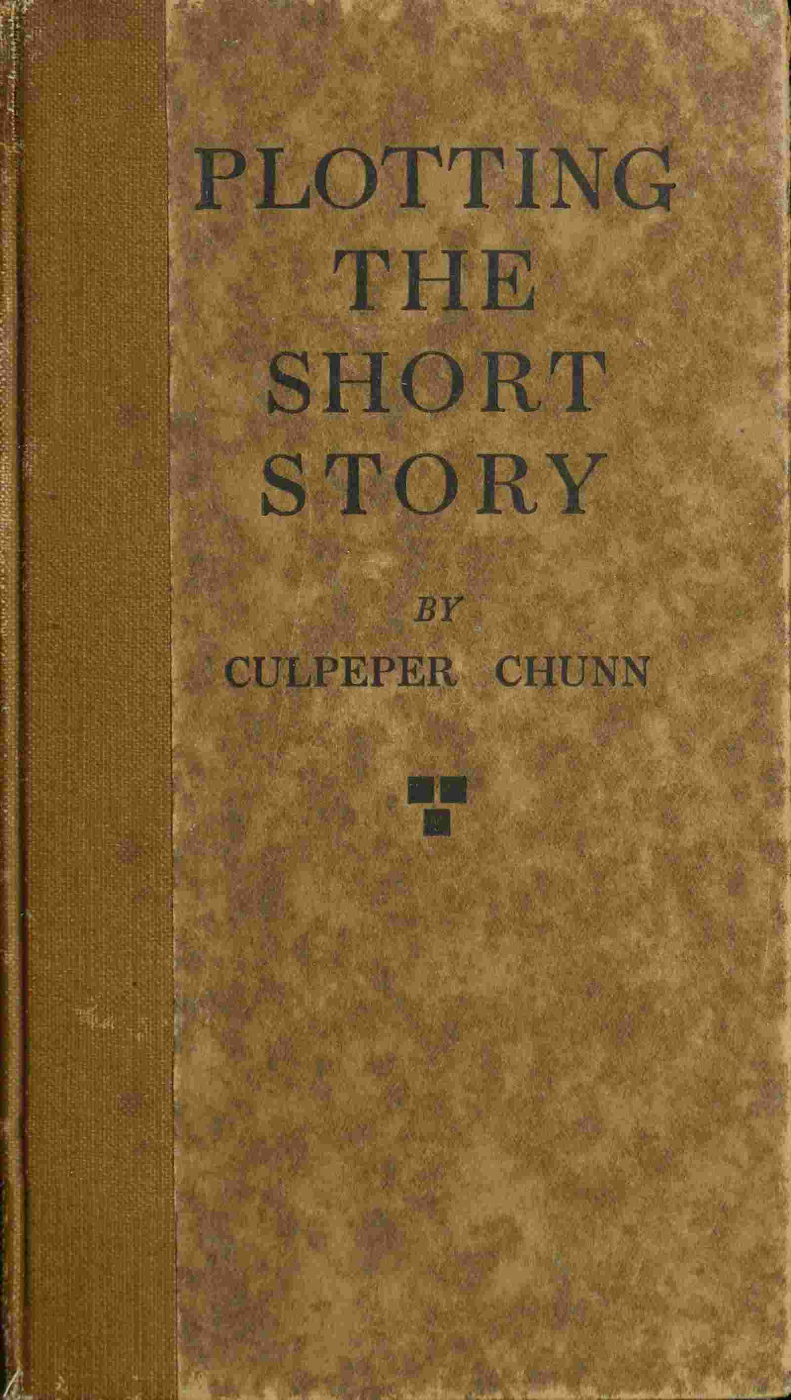Plotting the short story cover