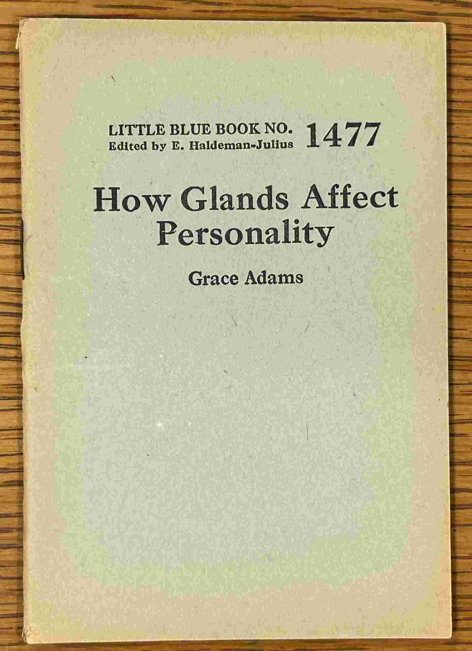 How glands affect personality cover