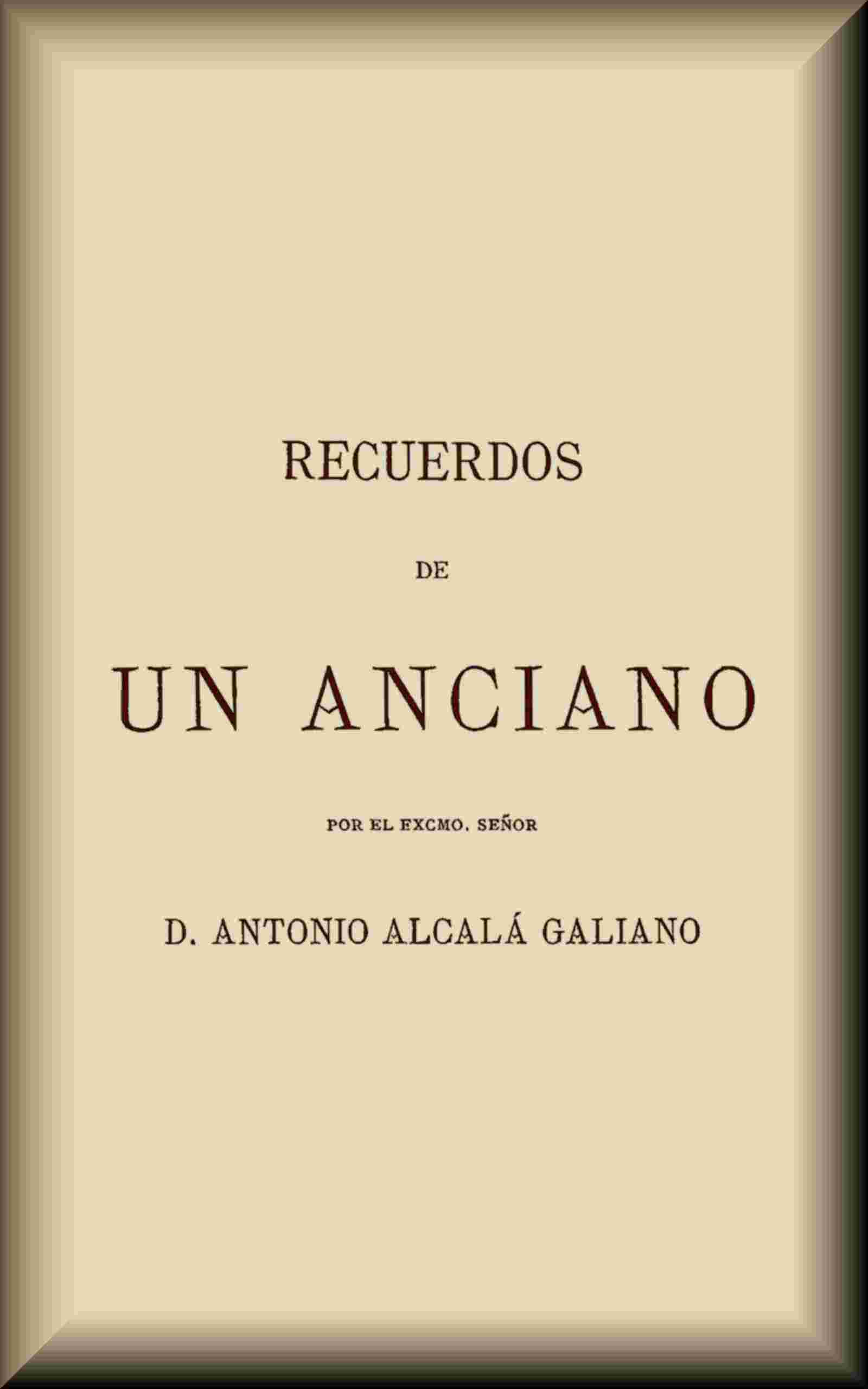 Recuerdos de un anciano cover