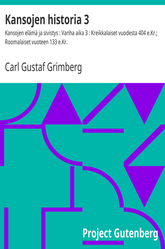 Kansojen historia 3 cover