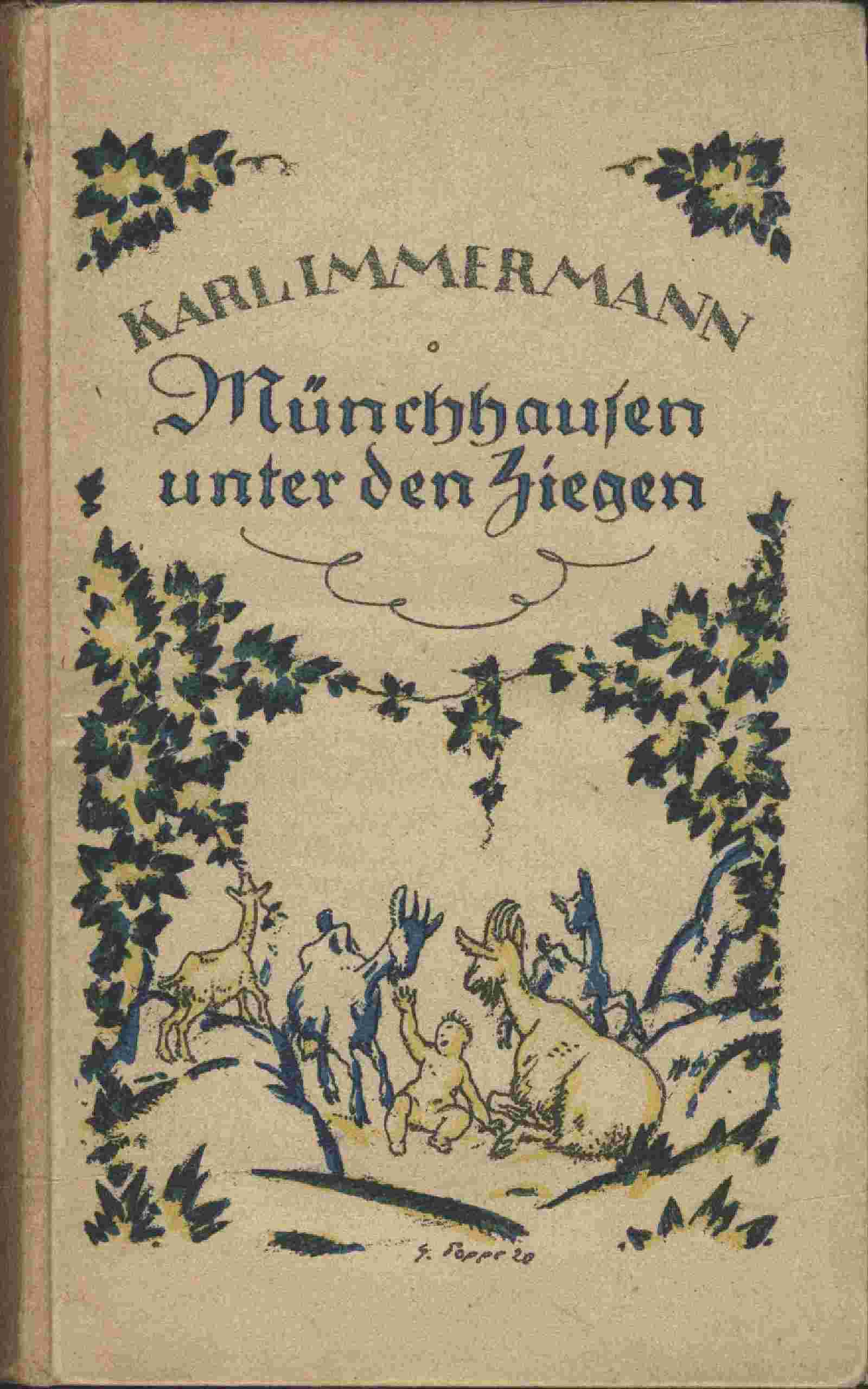 Münchhausen unter den Ziegen cover