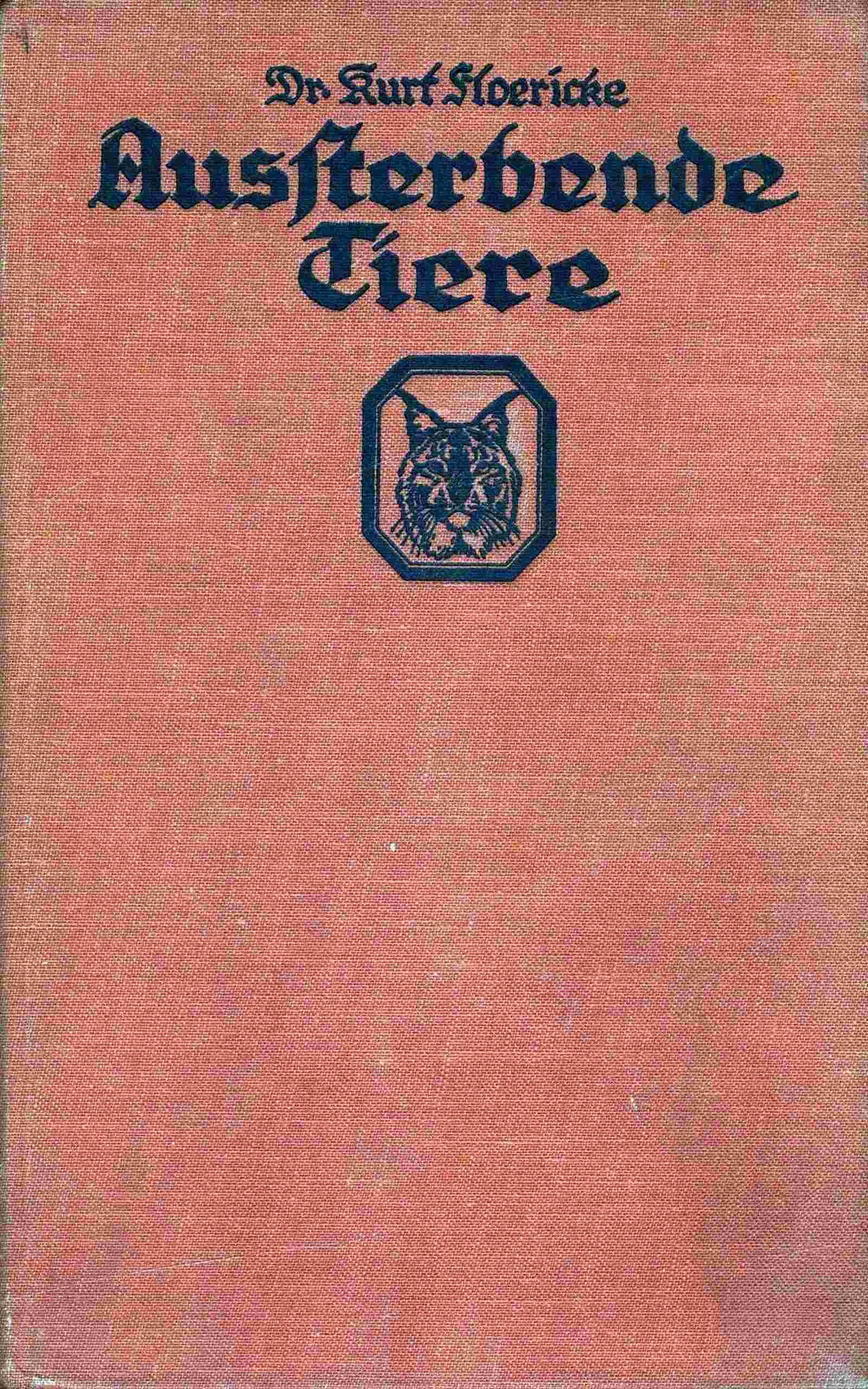Aussterbende Tiere cover