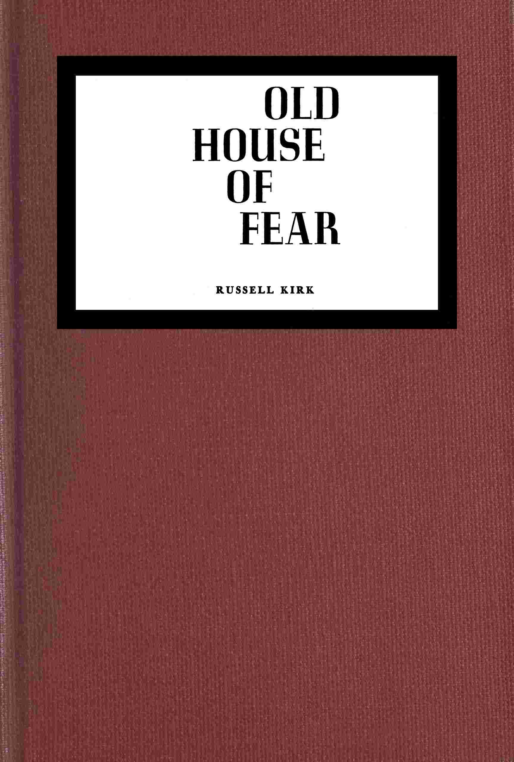 Old House of Fear cover