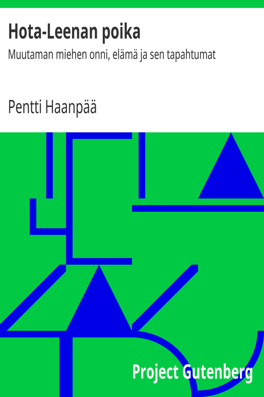 Hota-Leenan poika cover