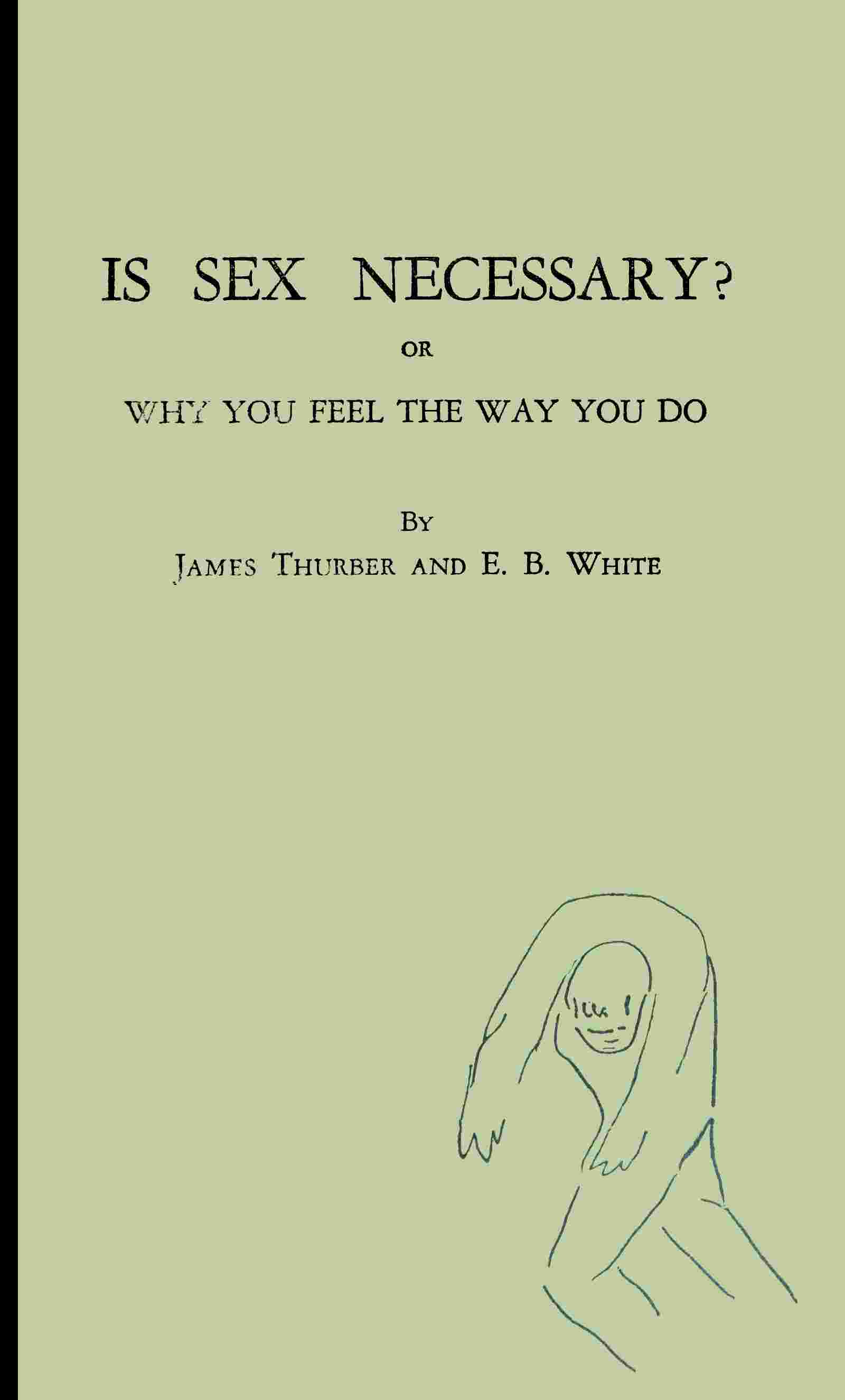 Is sex necessary? cover