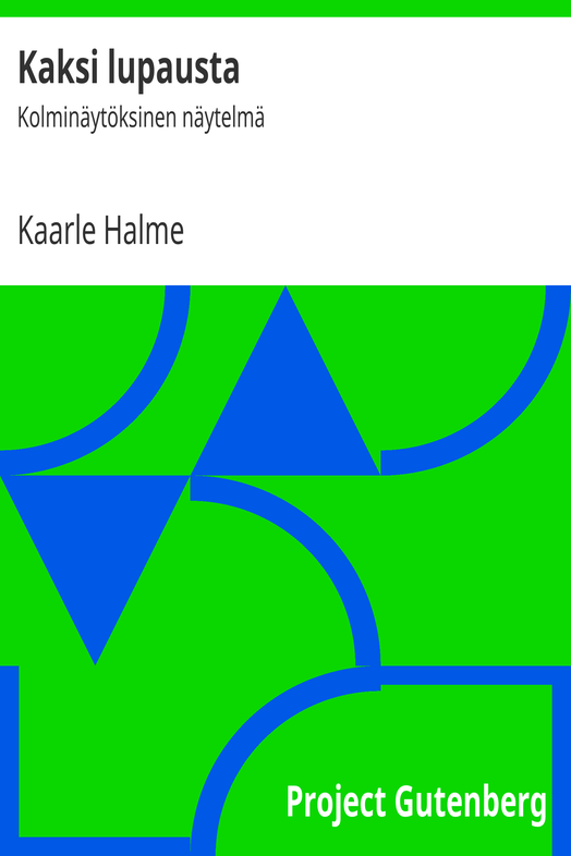 Kaksi lupausta cover