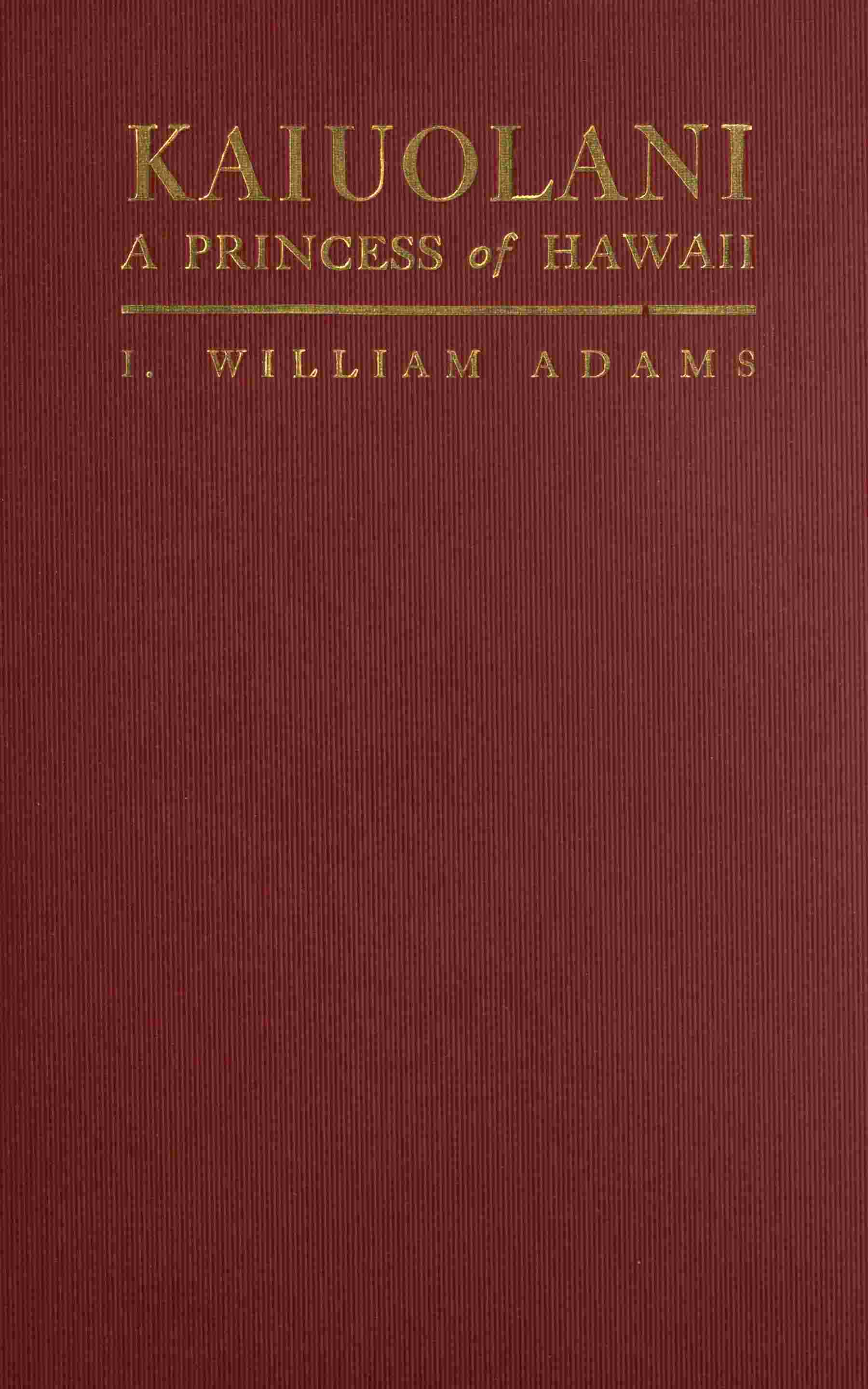 Kaiuolani cover