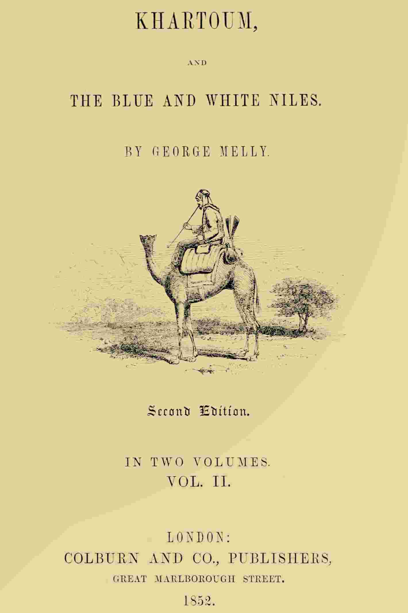 Khartoum, and the Blue and White Niles, Vol. 2 (of 2) cover