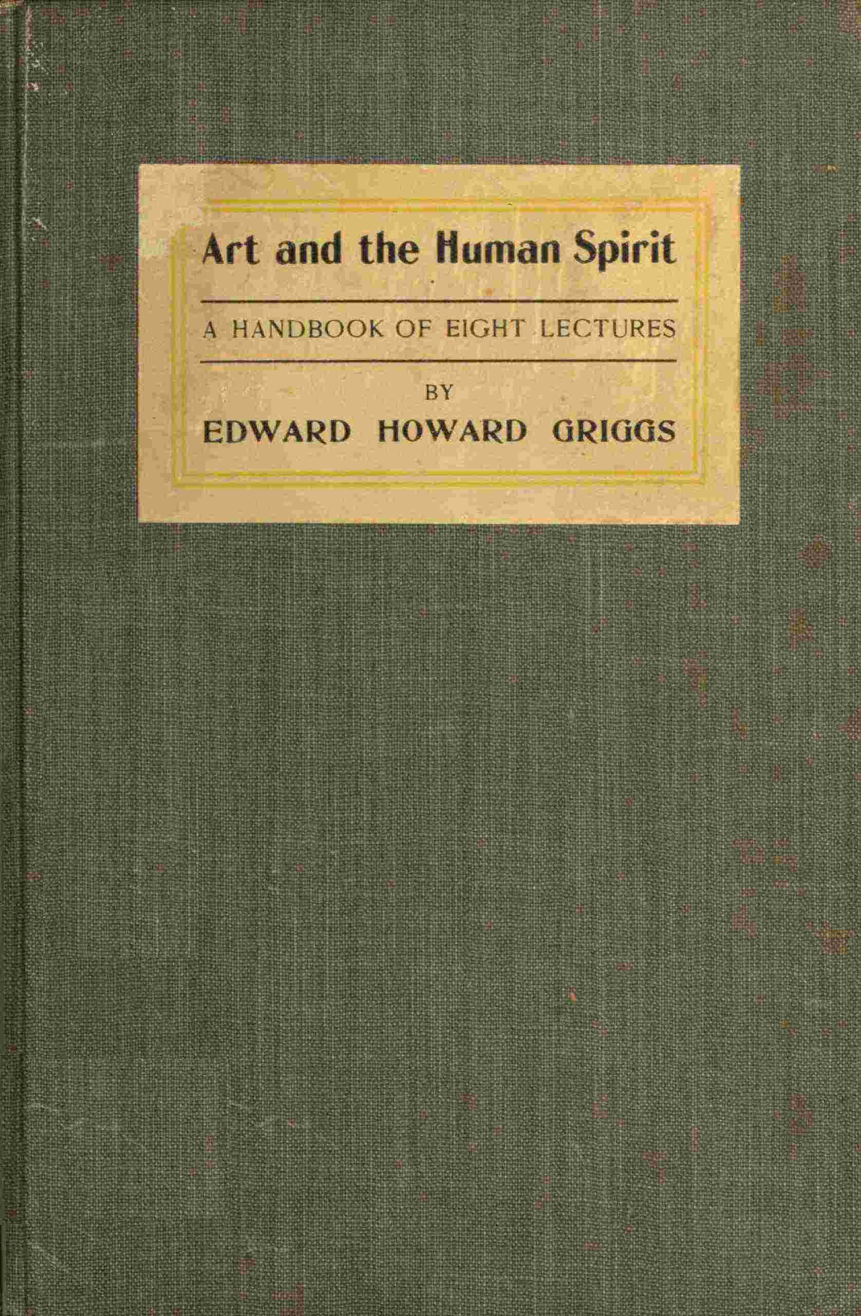 Art and the human spirit cover
