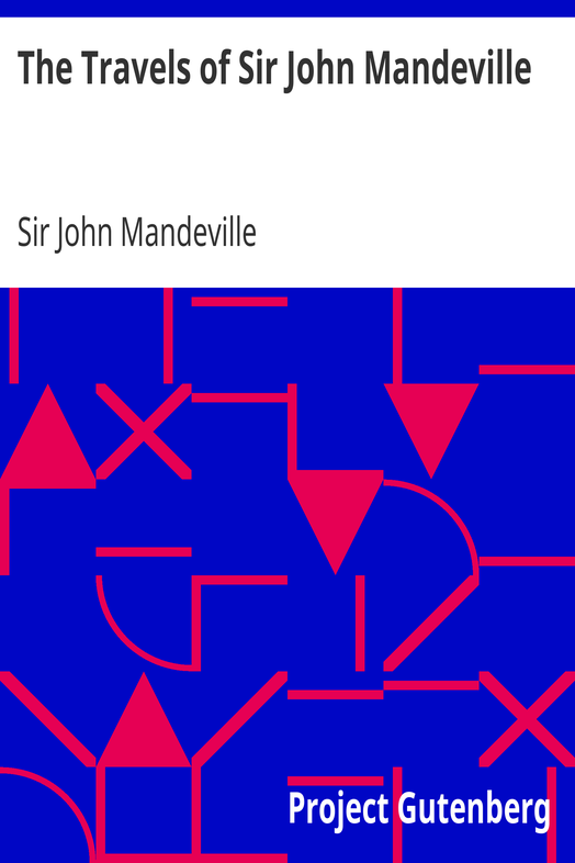 The Travels of Sir John Mandeville cover